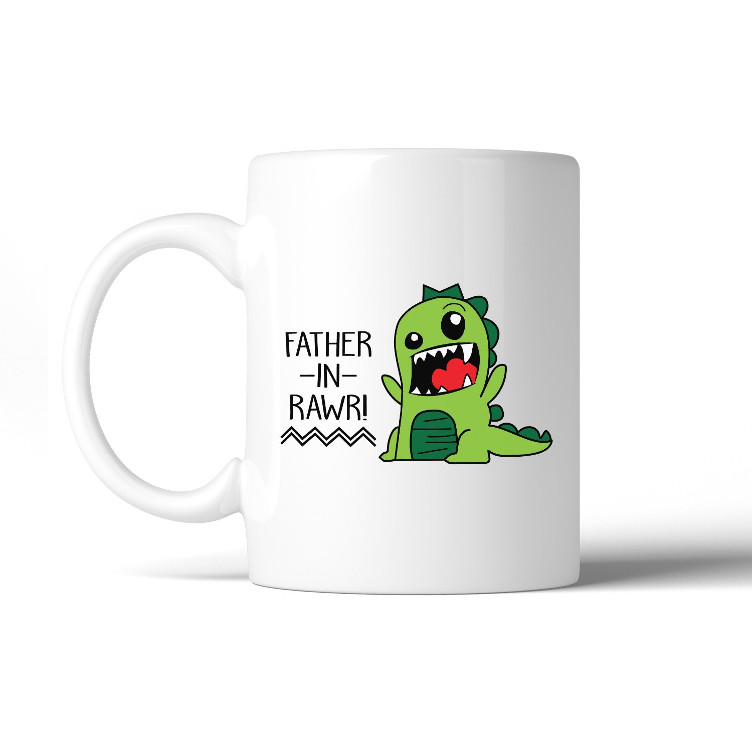 Main Father-In-Rawr 11oz Ceramic Coffee Mug Funny Gift image