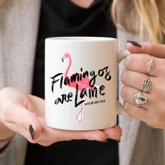 Main Flamingo Mug, Flamingo Funny Coffee Mug, Funny image