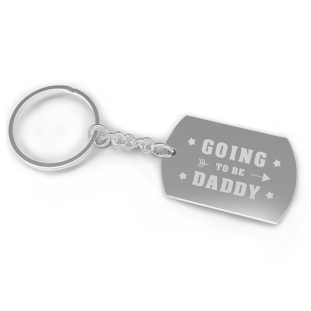 Main Going To be Daddy Key Chain Baby Announcement Gift image