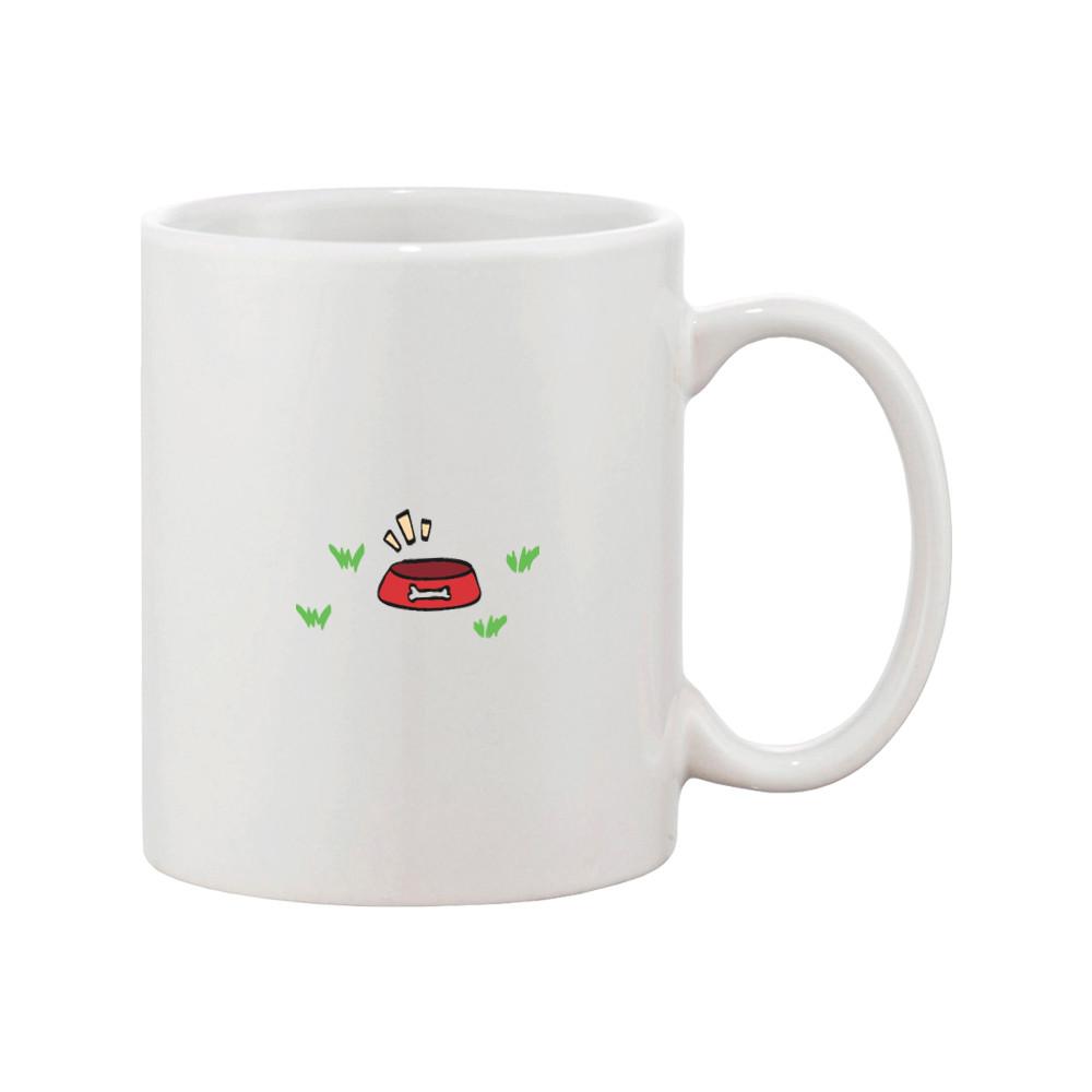 Ceramic I Ruff You Daddy mug with a playful design, perfect for Father's Day gifts, featuring a large C-shaped handle.