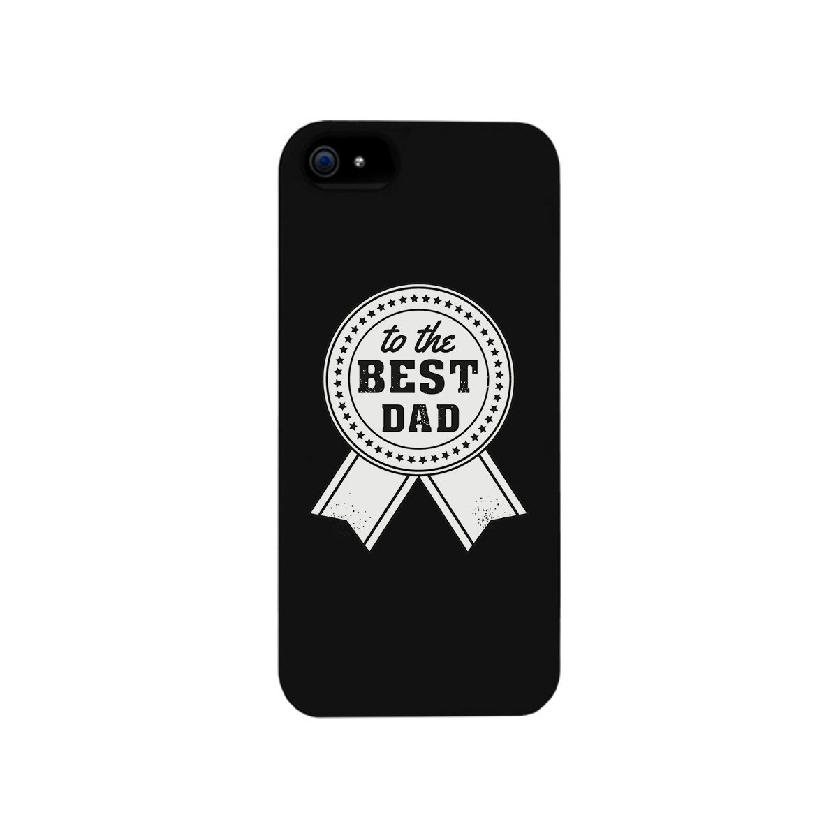 To The Best Dad Black Phone Case featuring a stylish design with anti-slip grip, perfect for Father's Day gifts.