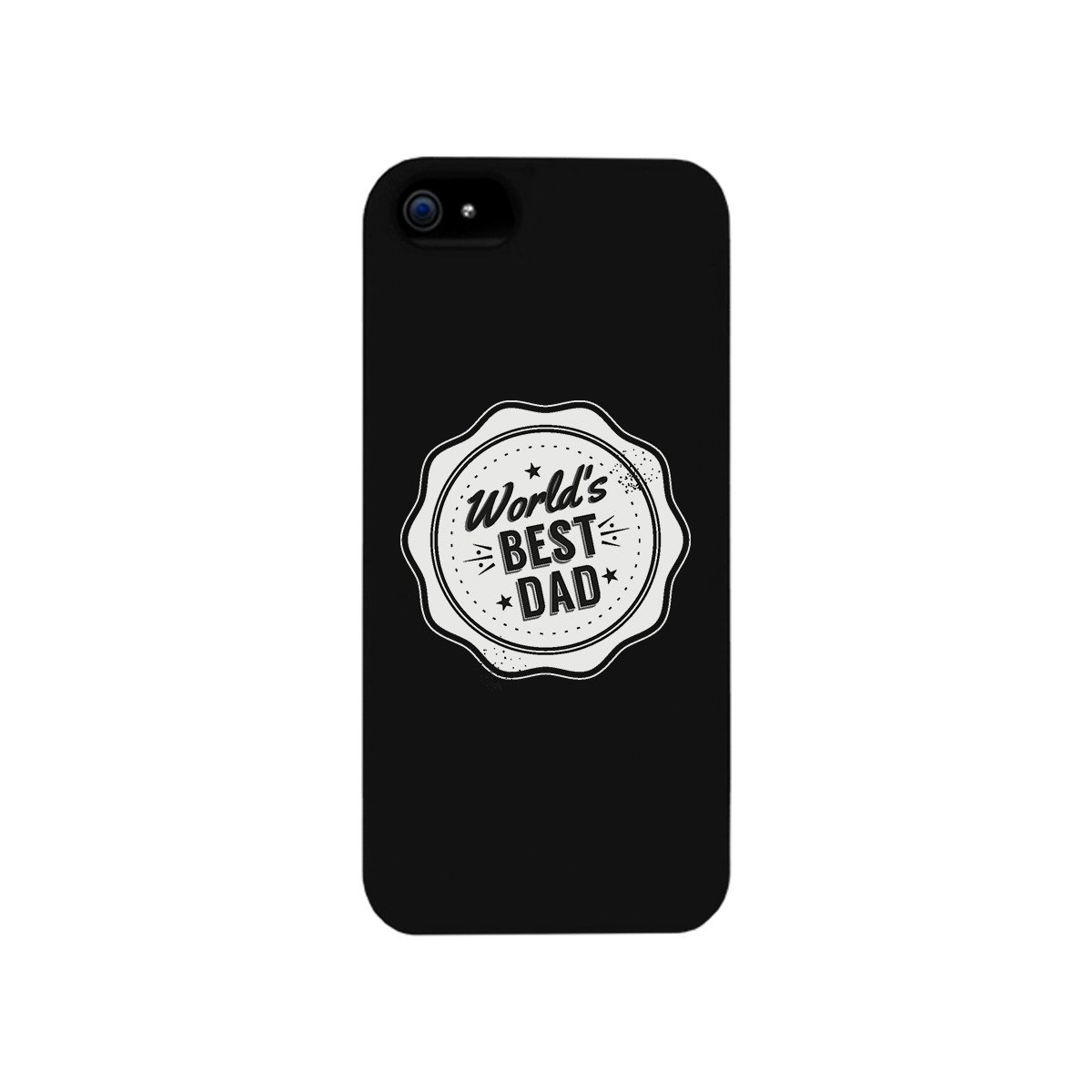 World's Best Dad Black Phone Case featuring a stylish design with anti-slip grip, perfect for Father's Day gifts.