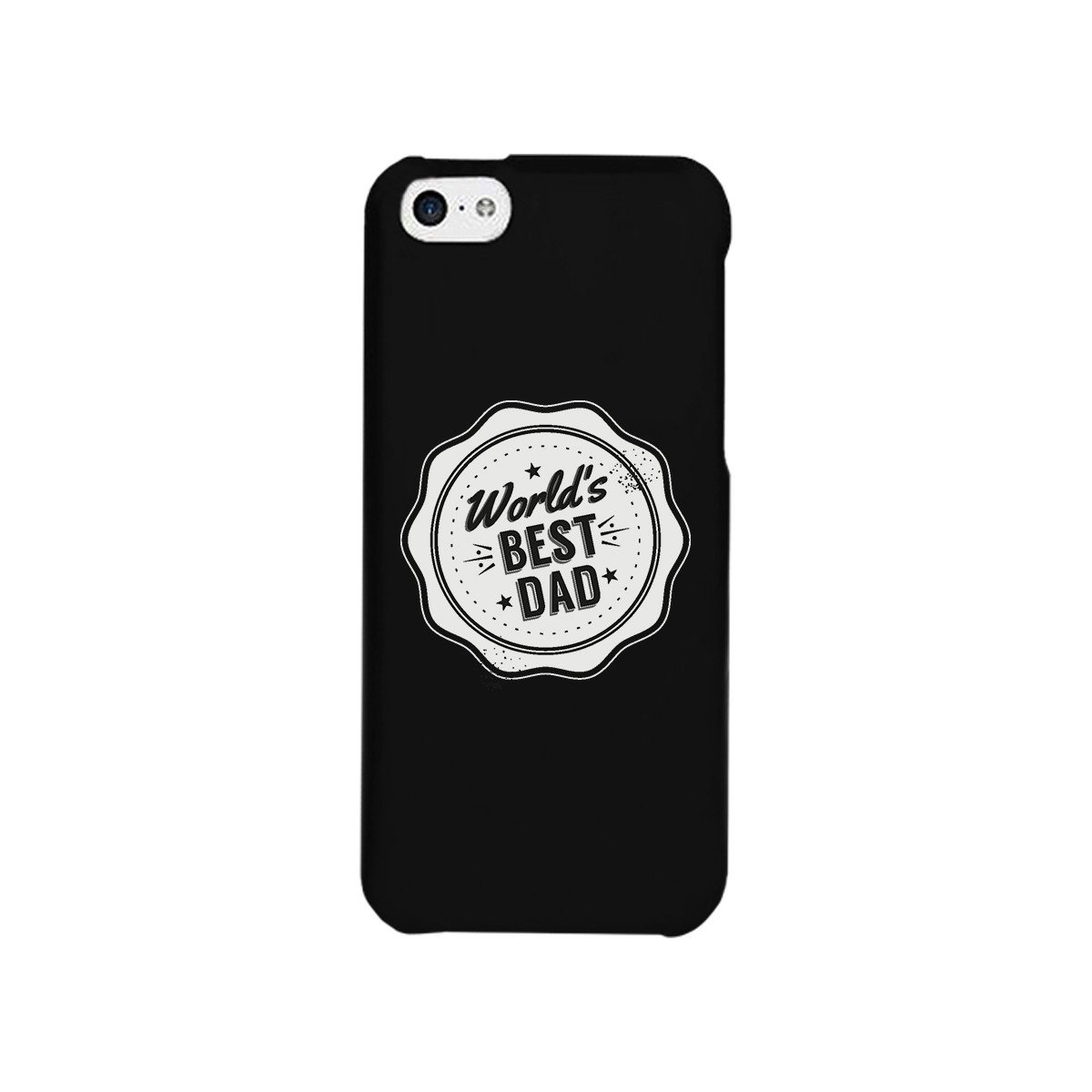 World's Best Dad Black Phone Case featuring a stylish design with anti-slip grip, perfect for Father's Day gifts.