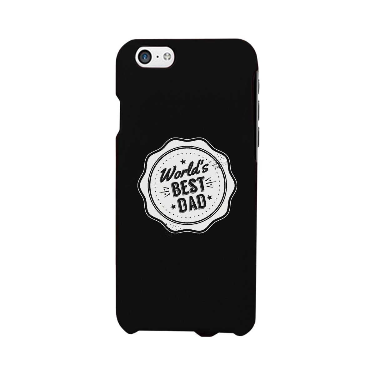 World's Best Dad Black Phone Case featuring a stylish design with anti-slip grip, perfect for Father's Day gifts.