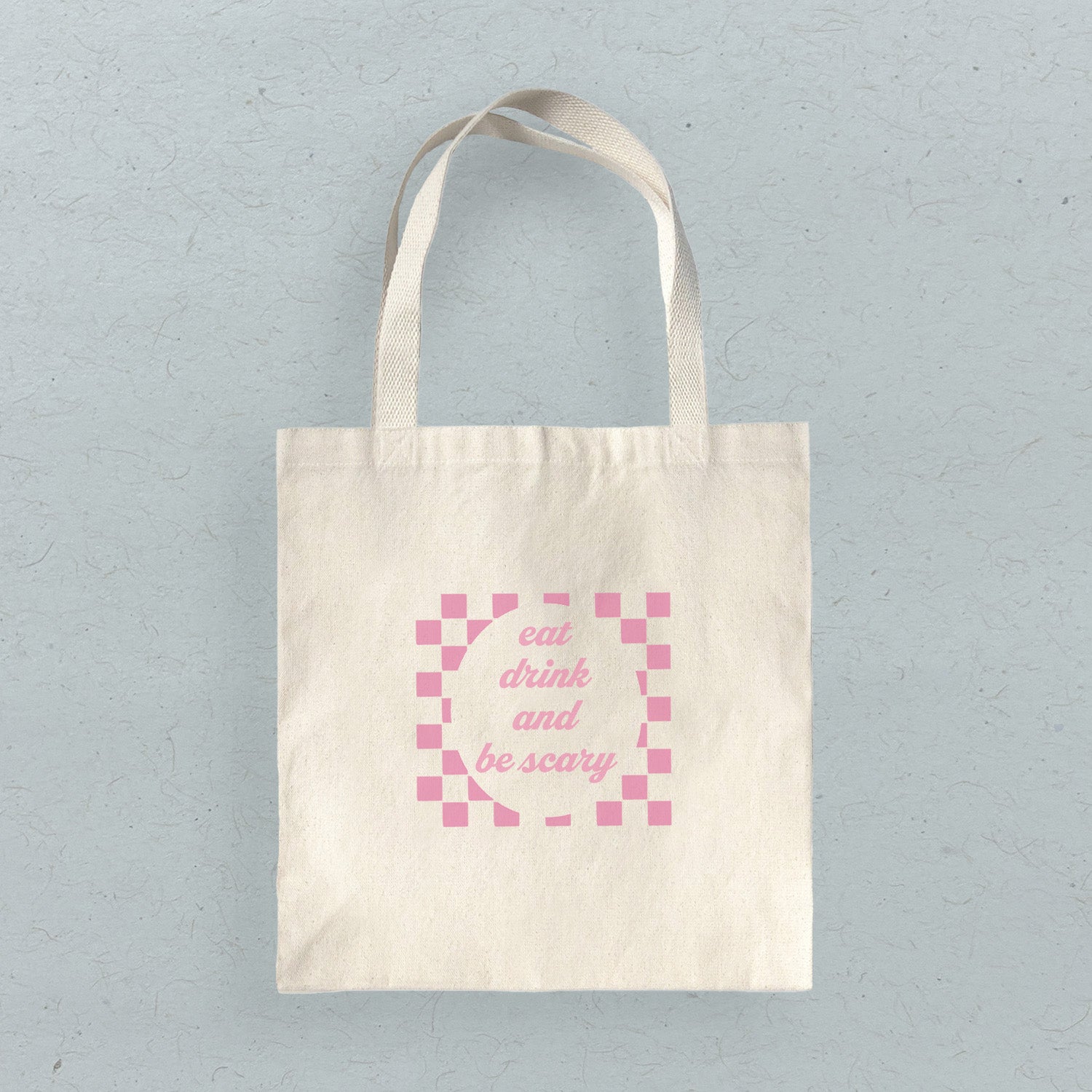 Main Eat Drink and Be Scary - Canvas Tote Bag image