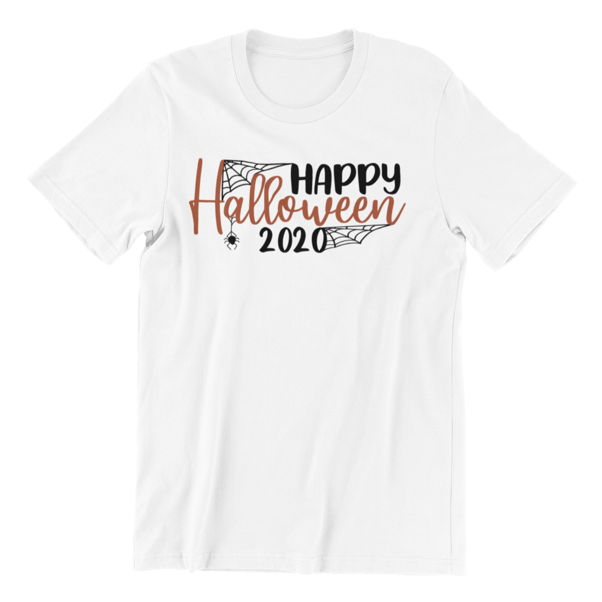 Happy Halloween 2020 Shirt featuring a classic fit, made from 100% preshrunk cotton, available in various sizes.