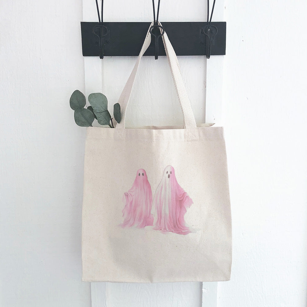 Main Pink Ghosts - Canvas Tote Bag image