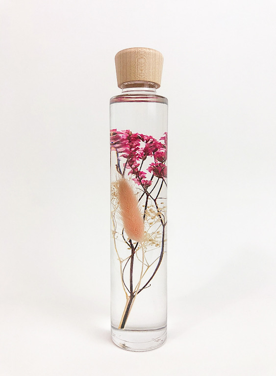 Main  Preserved Flower Bottle, Table Decor, Home Interior, Water Globe image