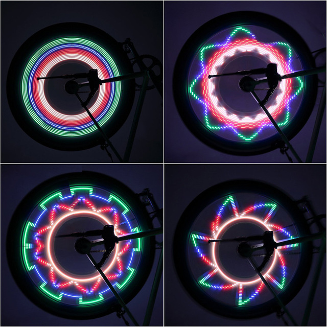 Main Bicycle Lights Bike Cycling Wheel Spoke Light 32 image