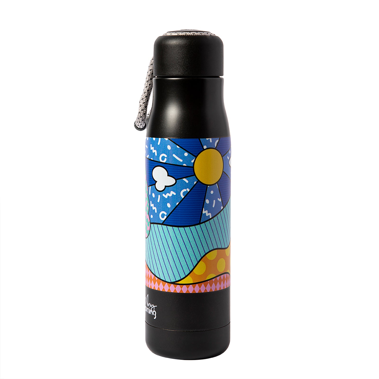 Any Morning Edelstahl Thermosflasche in elegantem Design, 600 ml, mit Schraubverschluss und großer Öffnung für einfaches Befüllen und Reinigen.