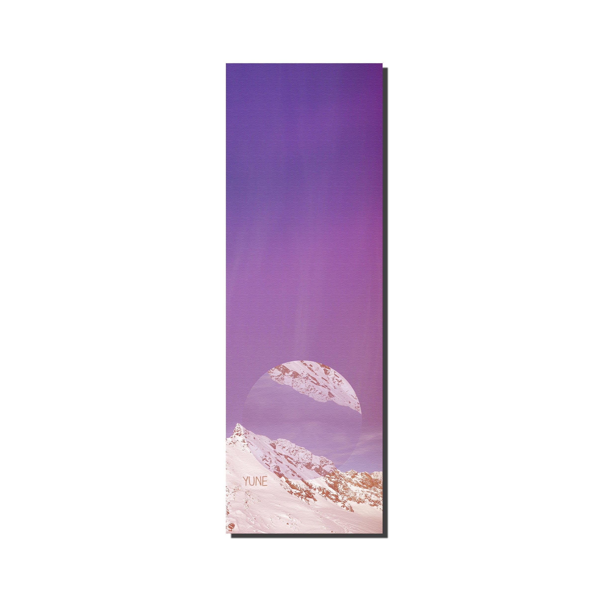 Aspen Trekk Travel Yoga Mat in vibrant colors, showcasing its textured surface and lightweight design, perfect for outdoor and indoor yoga practice.