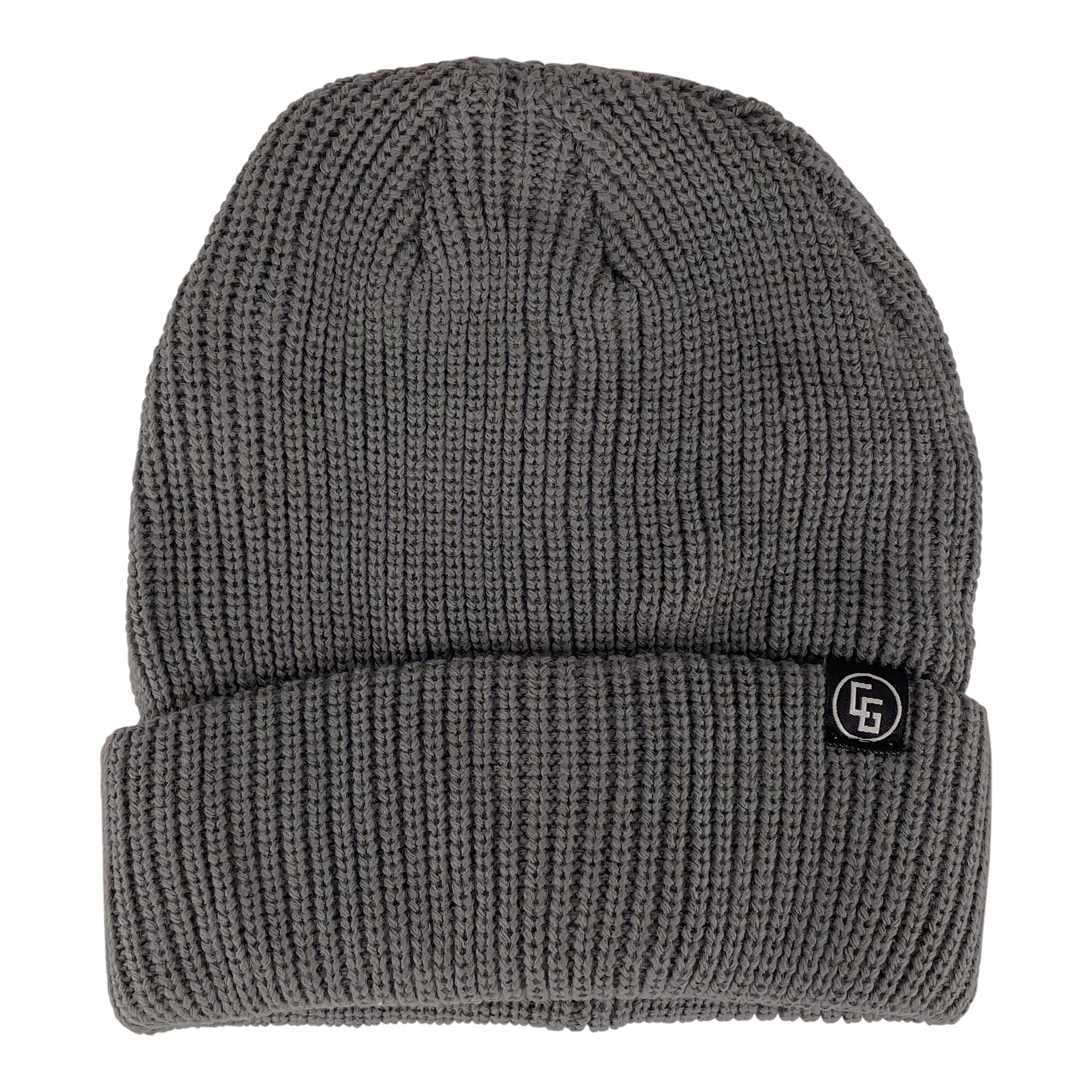 A cozy Basic Beanie made from 100% acrylic, featuring a regular fit, 1x1 rib knit design, and a custom woven label with an iron-on patch.