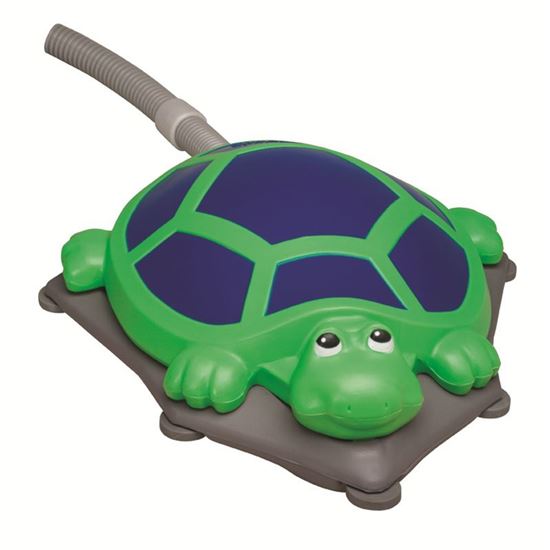 Turtle-shaped swimming pool cleaner