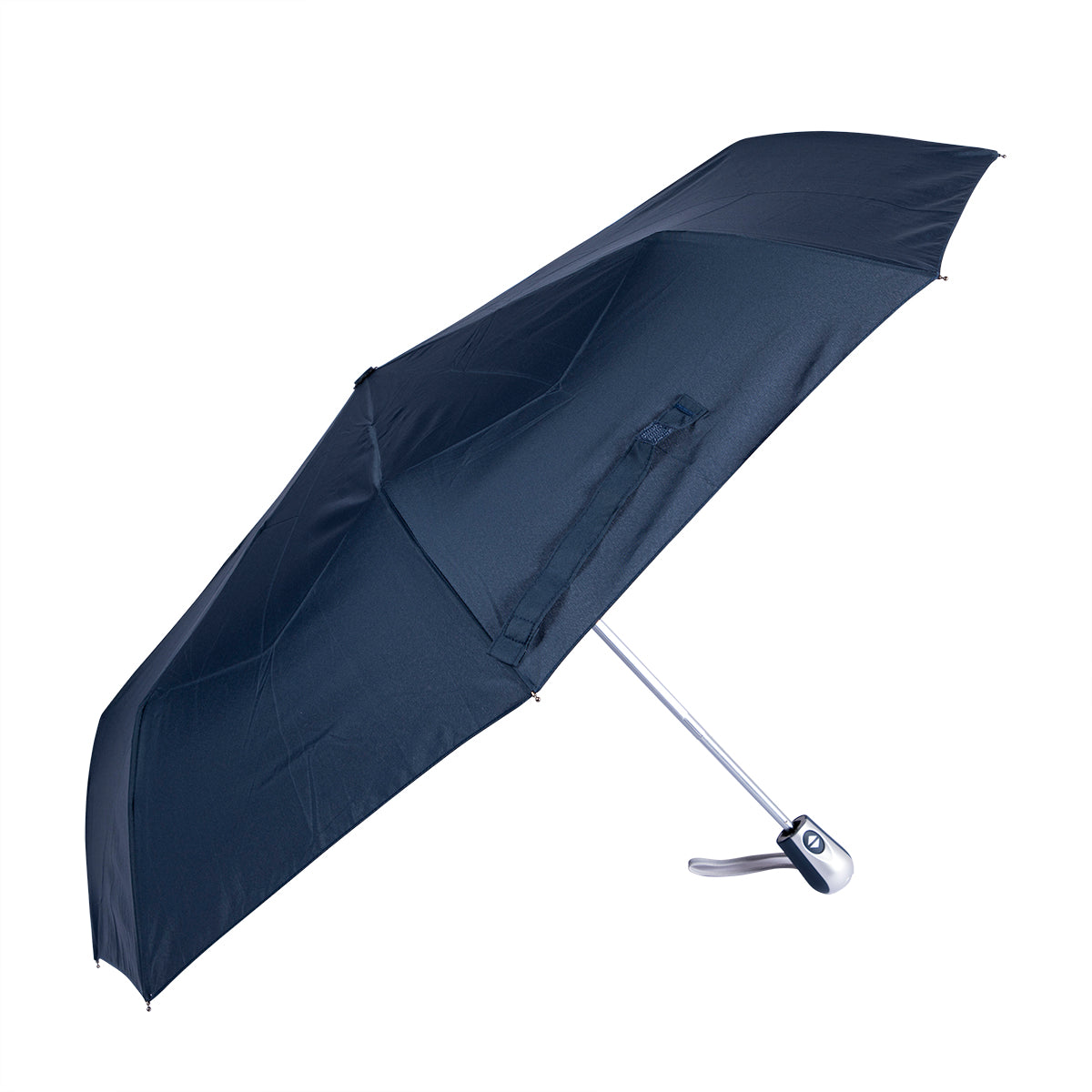 Biggbrella 01321-Q244B automatischer Regenschirm in modernem Design, geöffnet und bereit für den Einsatz.