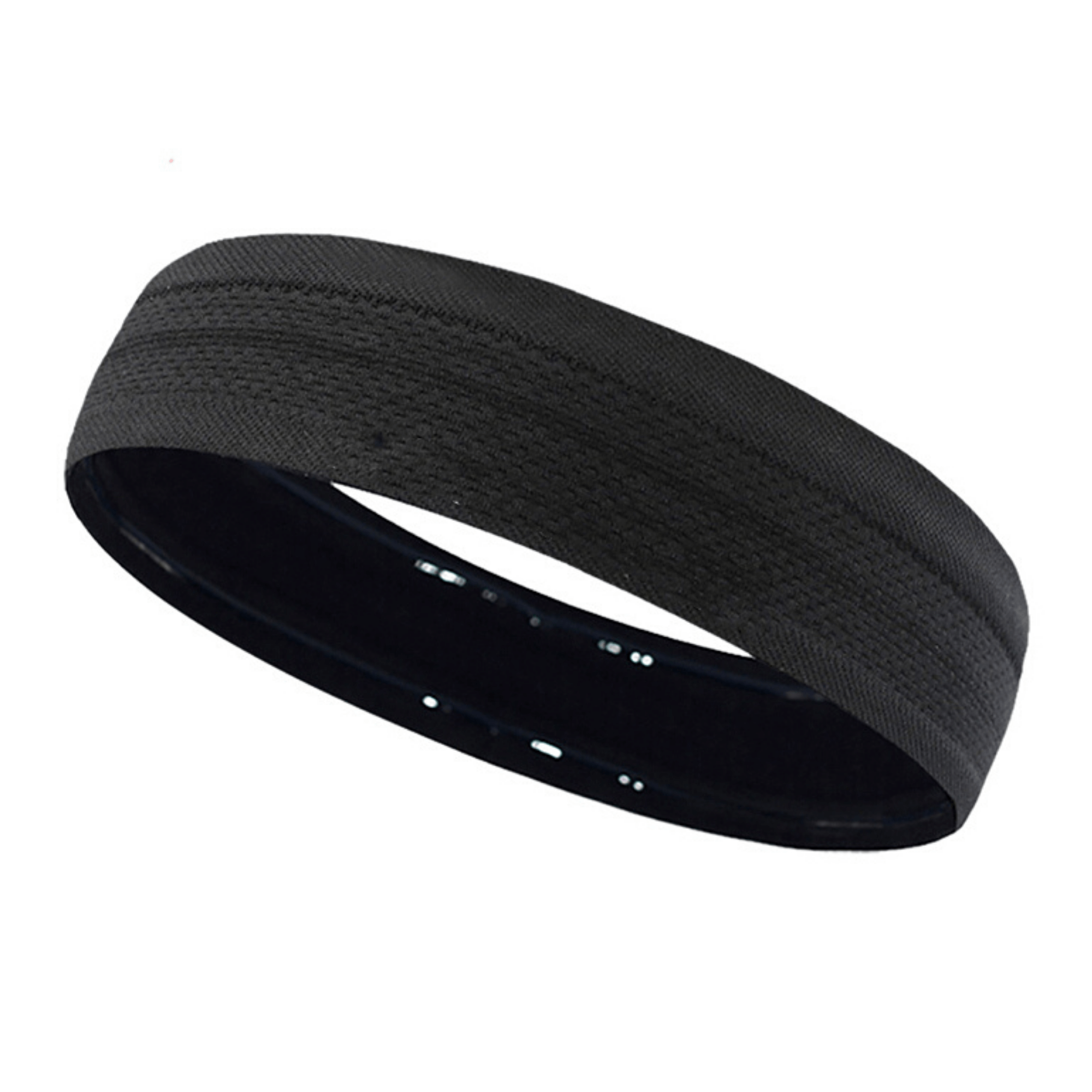 Cardio Cross-Training Headband made of breathable nylon-spandex blend, designed for comfort and moisture-wicking during workouts.