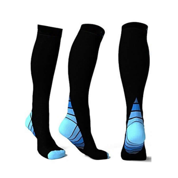 Endurance Compression Socks designed for running and hiking, featuring graduated compression technology and moisture-wicking fabric.