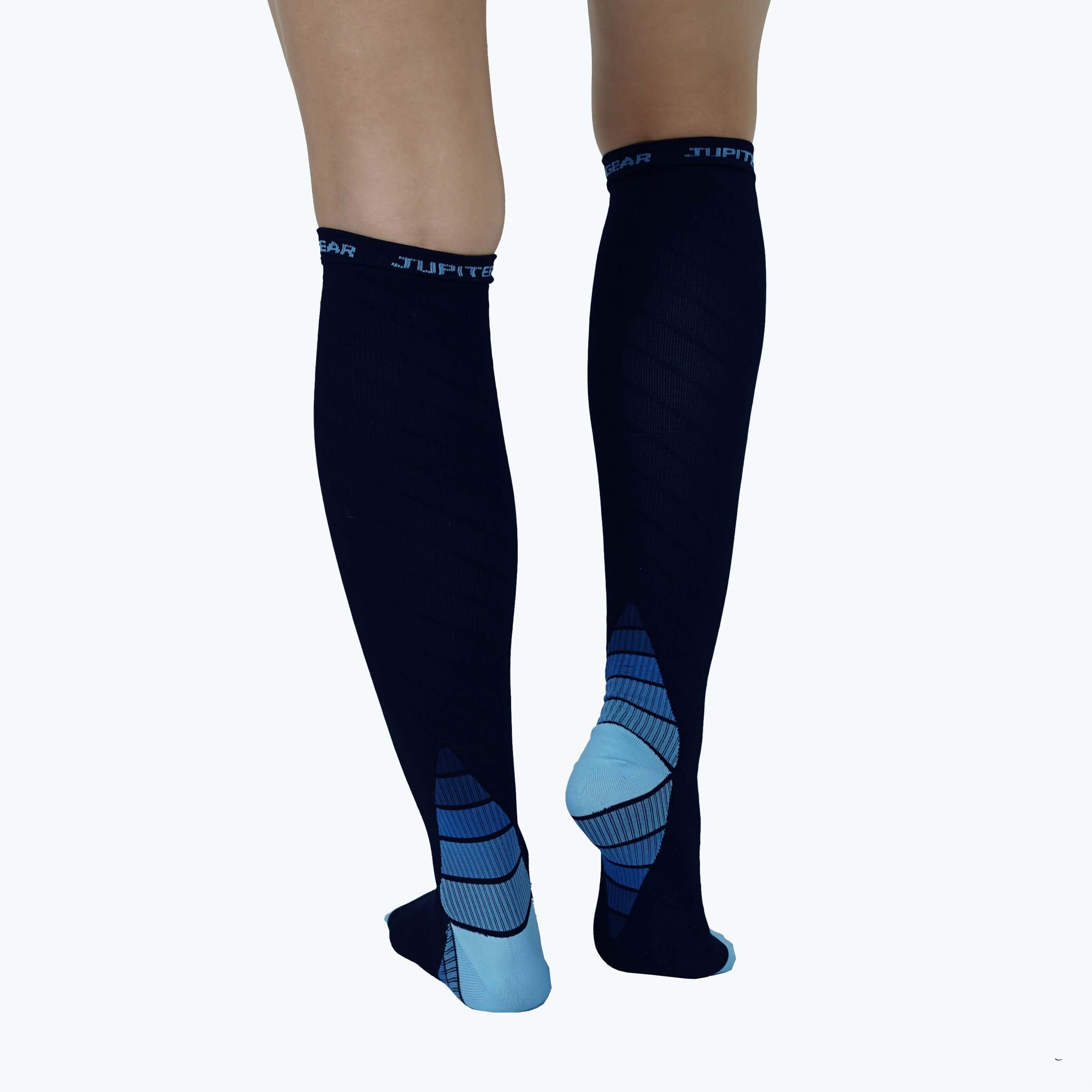 Endurance Compression Socks designed for running and hiking, featuring graduated compression technology and moisture-wicking fabric.