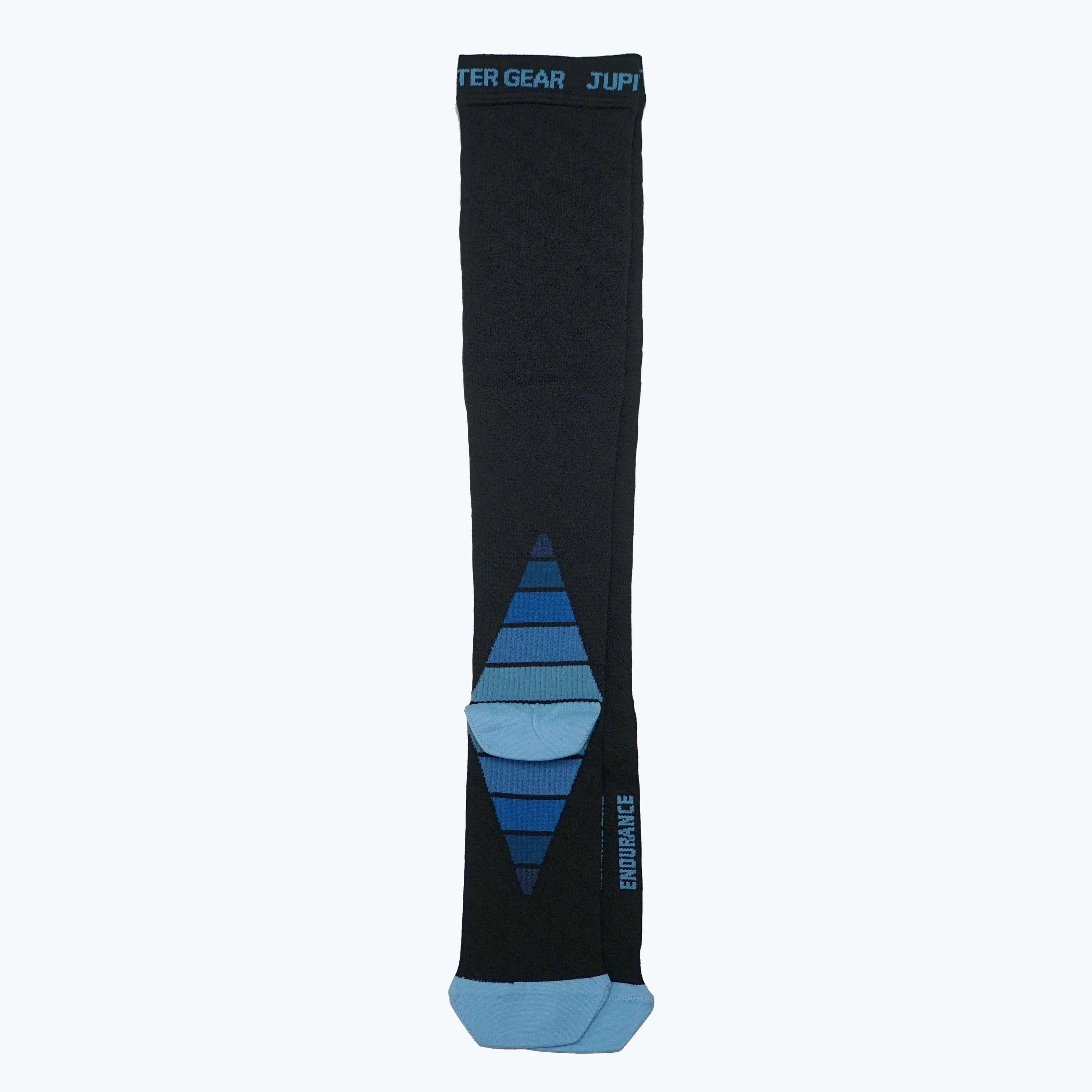 Endurance Compression Socks designed for running and hiking, featuring graduated compression technology and moisture-wicking fabric.