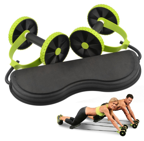 High Quality Crossflex Wheel Roller designed for men and women, featuring ergonomic grips and flexible wheels for comfort during workouts.