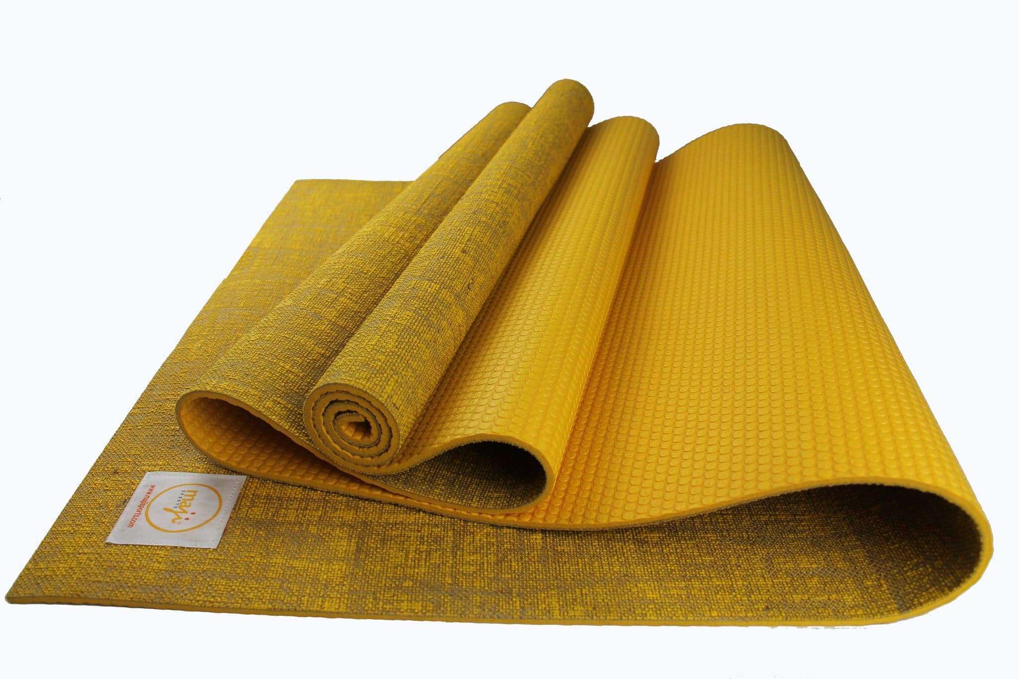 Jute Premium Eco Yoga Mat showcasing natural jute fibers and textured surface for superior grip, ideal for yoga and Pilates.