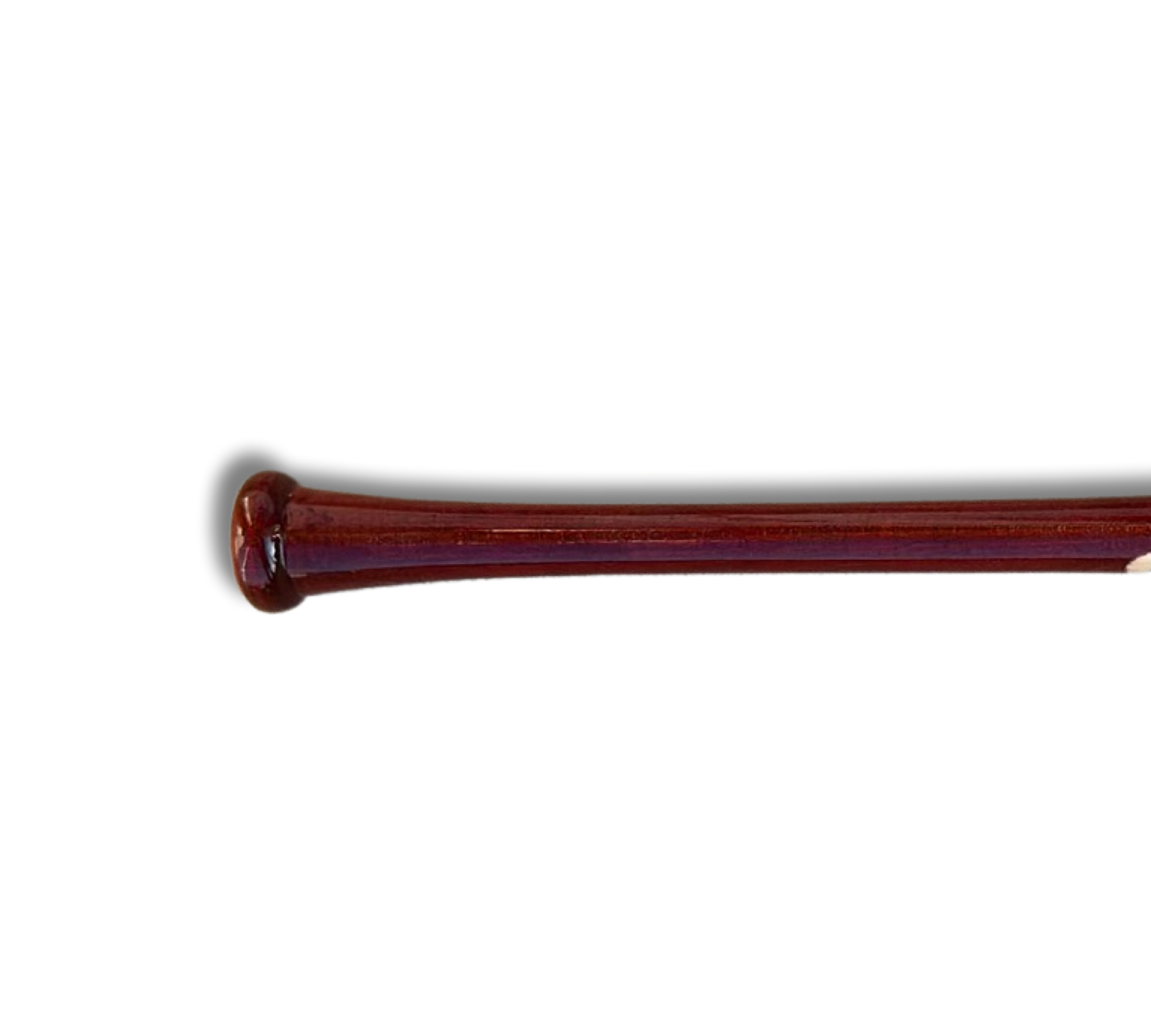 LV110 baseball bat made of maple wood with a traditional knob and thick barrel, designed for gap-to-gap hitters.