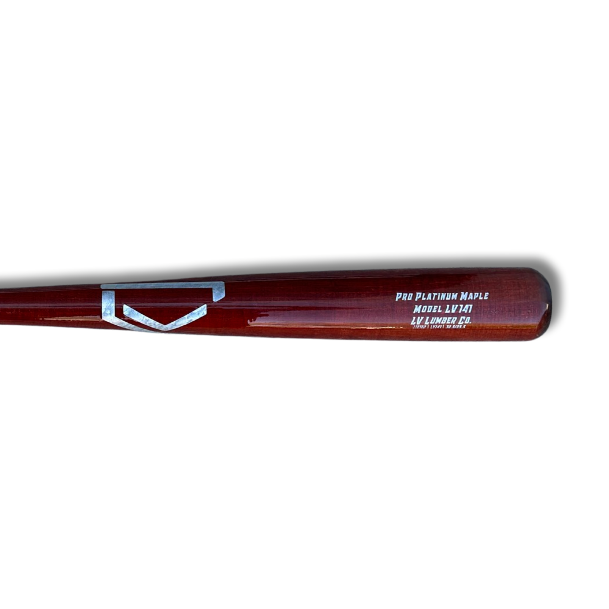 LV141 baseball bat made of maple wood with a traditional knob and balanced design, ideal for contact hitters.