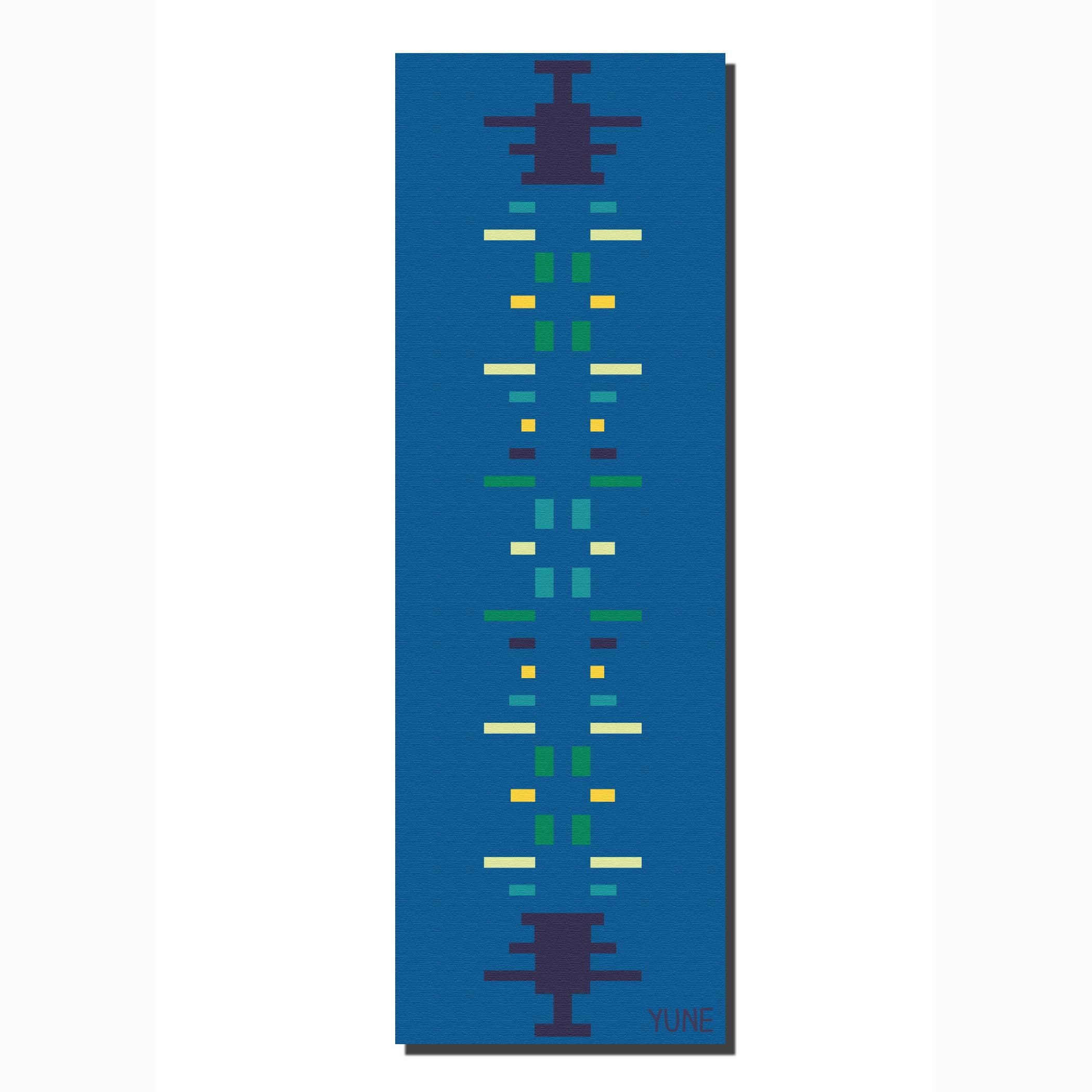 MN25 Trekk Travel Yoga Mat in vibrant colors, showcasing its textured surface and lightweight design, perfect for travel and yoga practice.