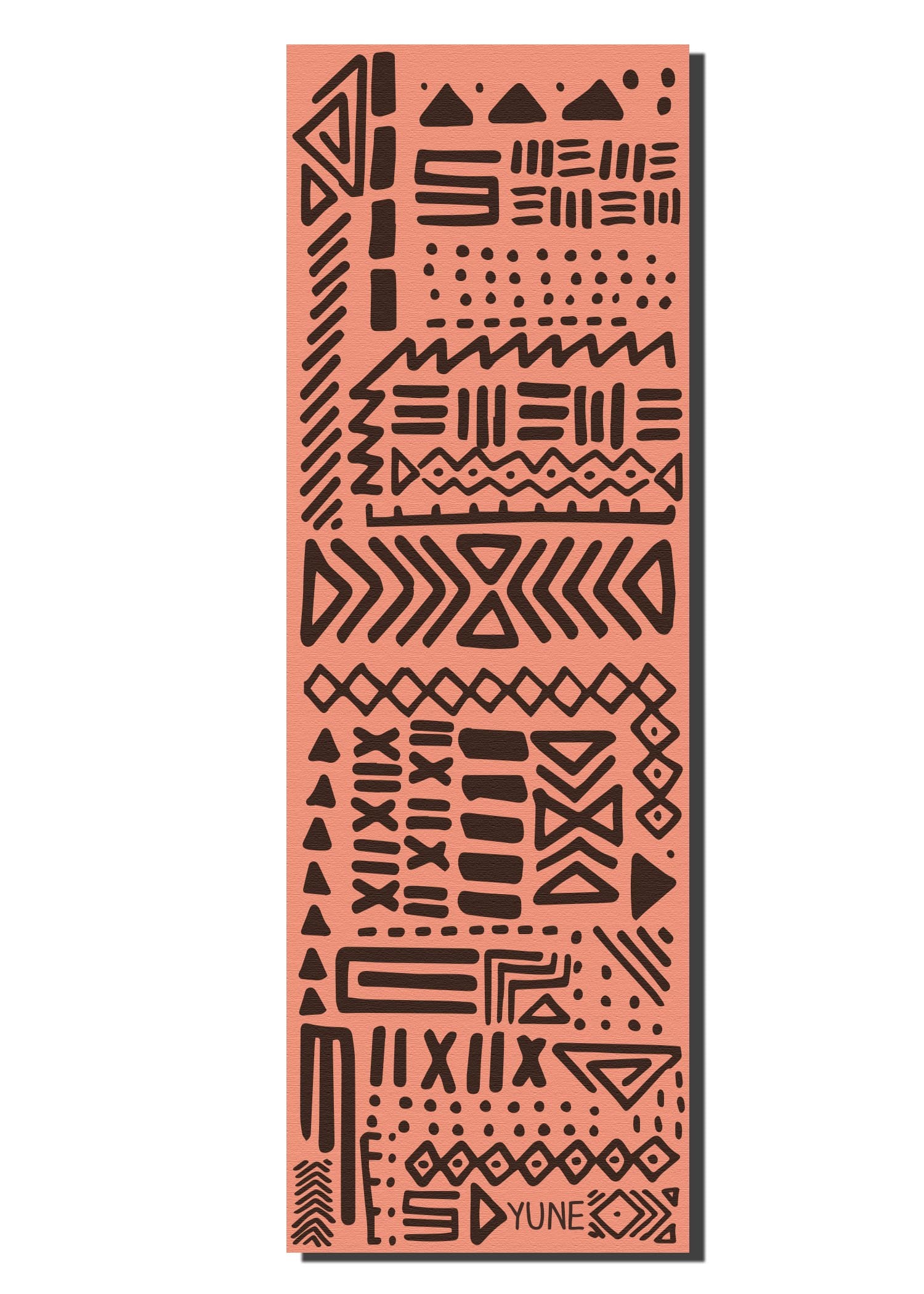 Obelisk Trekk Travel Yoga Mat in vibrant colors, showcasing its textured surface and lightweight design, perfect for travel and outdoor yoga.