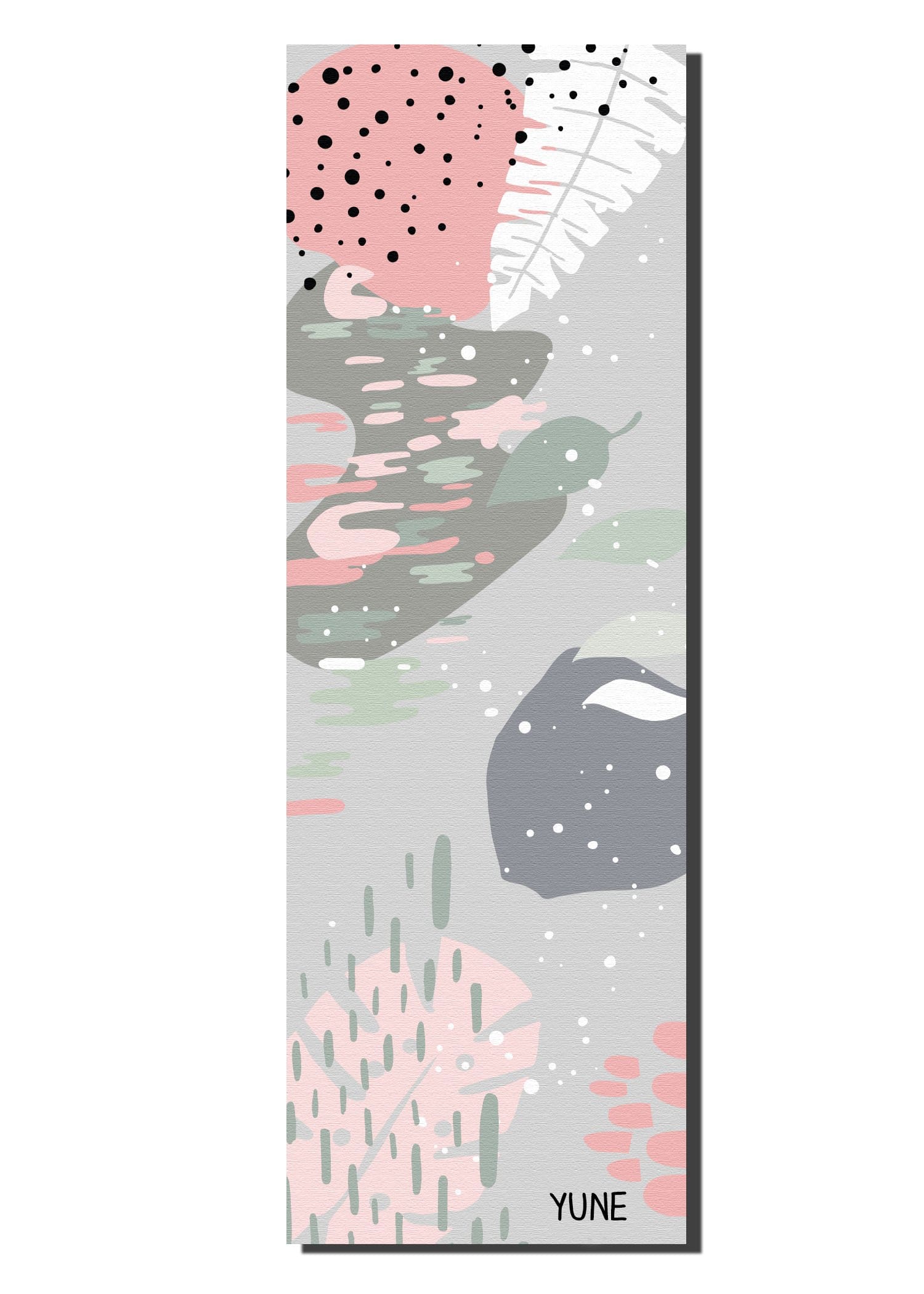 Pebble Trekk Travel Yoga Mat in vibrant colors, showcasing its textured surface and reversible design, perfect for outdoor and indoor yoga practice.