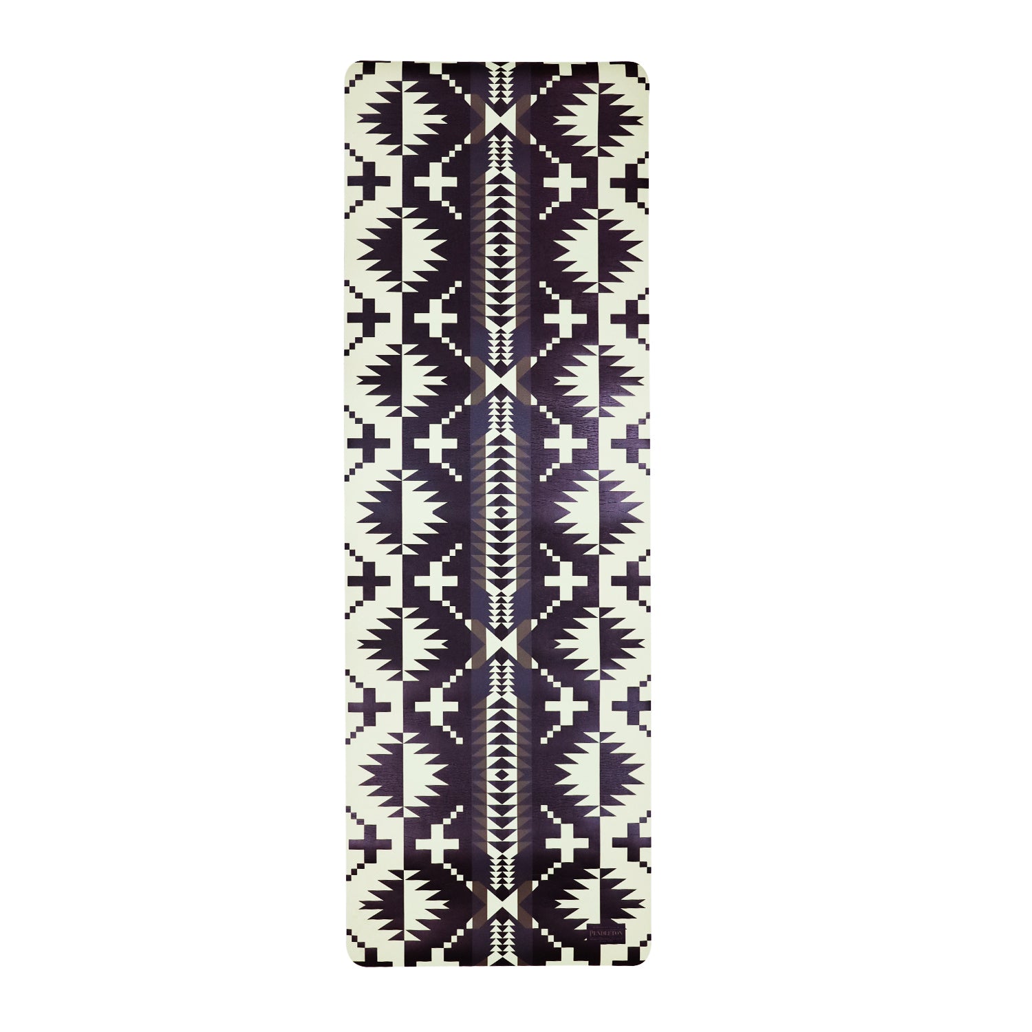 Pendleton x Yune Natural Rubber Yoga Mat featuring Spider Rock design, showcasing eco-friendly material and non-slip surface.