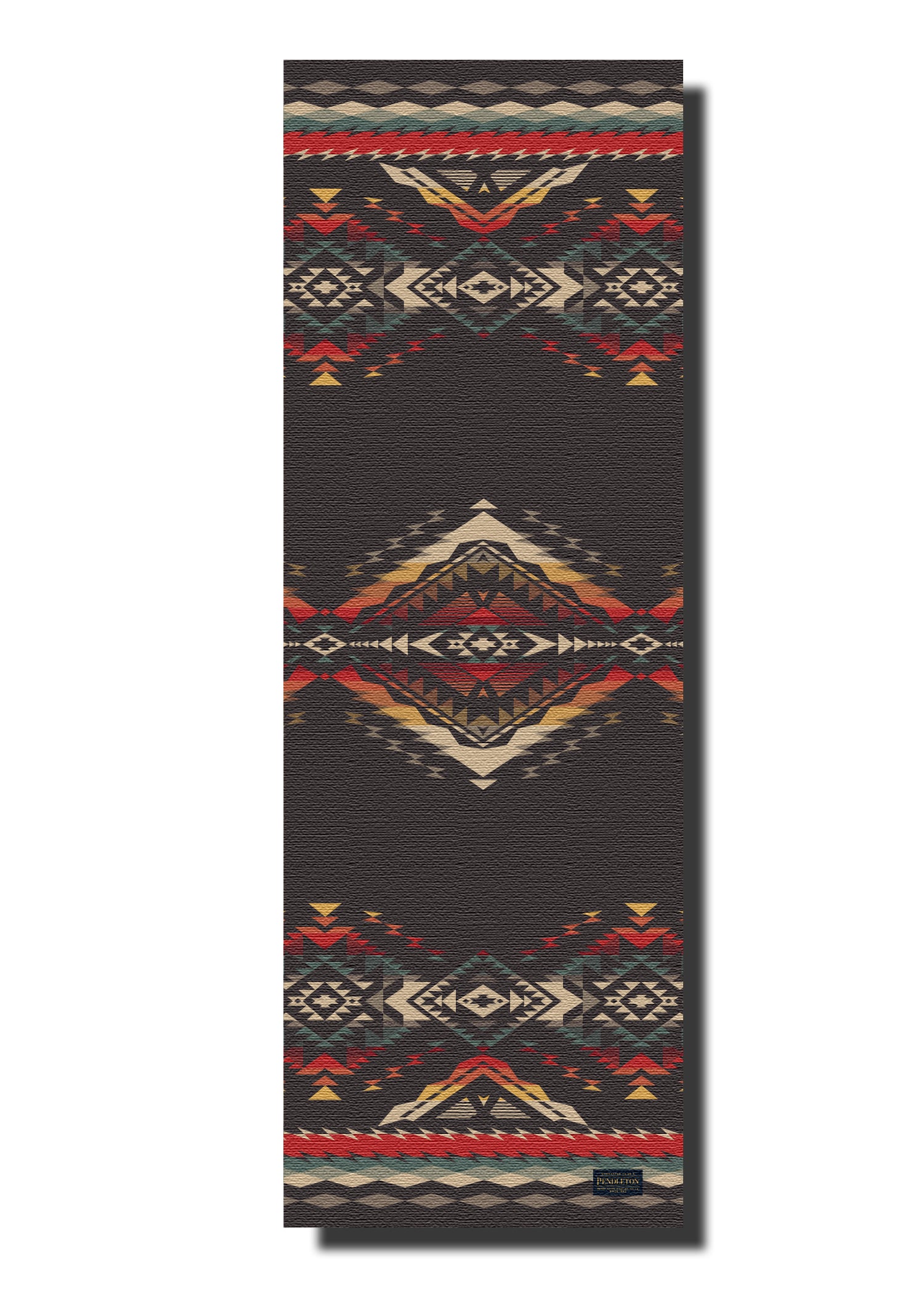 Pendleton x Yune Yoga Mat Bridge Creek 5mm featuring a textured surface and eco-friendly design, perfect for yoga enthusiasts.