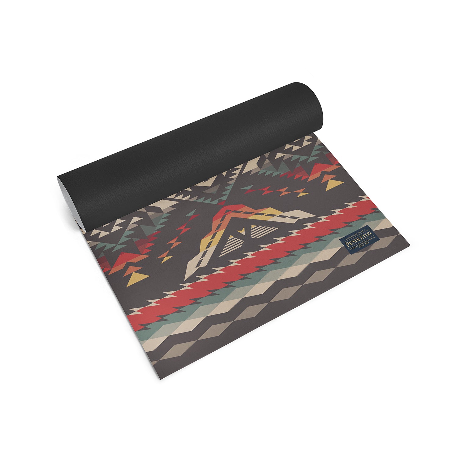 Pendleton x Yune Yoga Mat Bridge Creek 5mm featuring a textured surface and eco-friendly design, perfect for yoga enthusiasts.