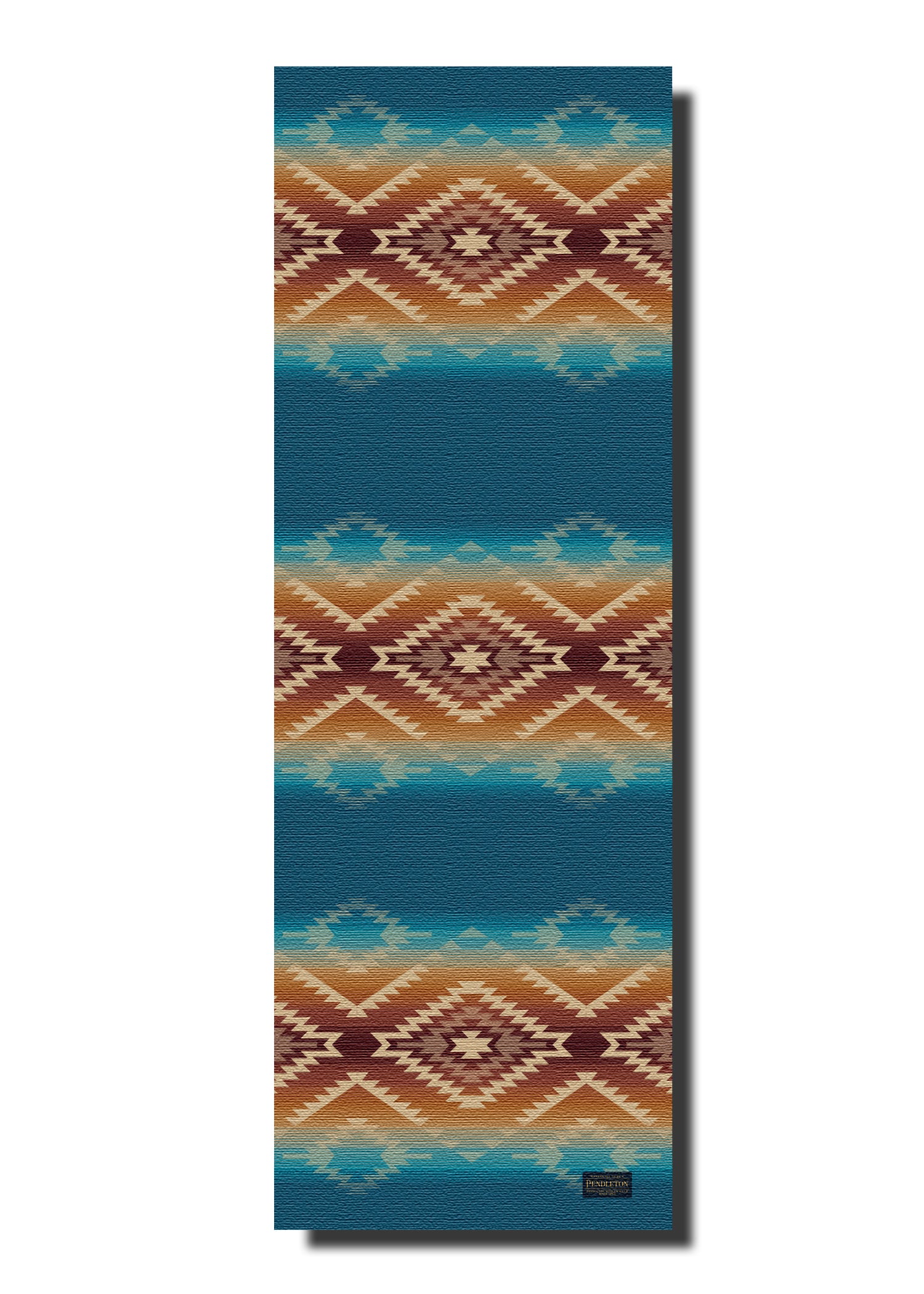 Pendleton x Yune Yoga Mat Pagosa Springs 5mm featuring a textured surface and eco-friendly design, perfect for yoga enthusiasts.