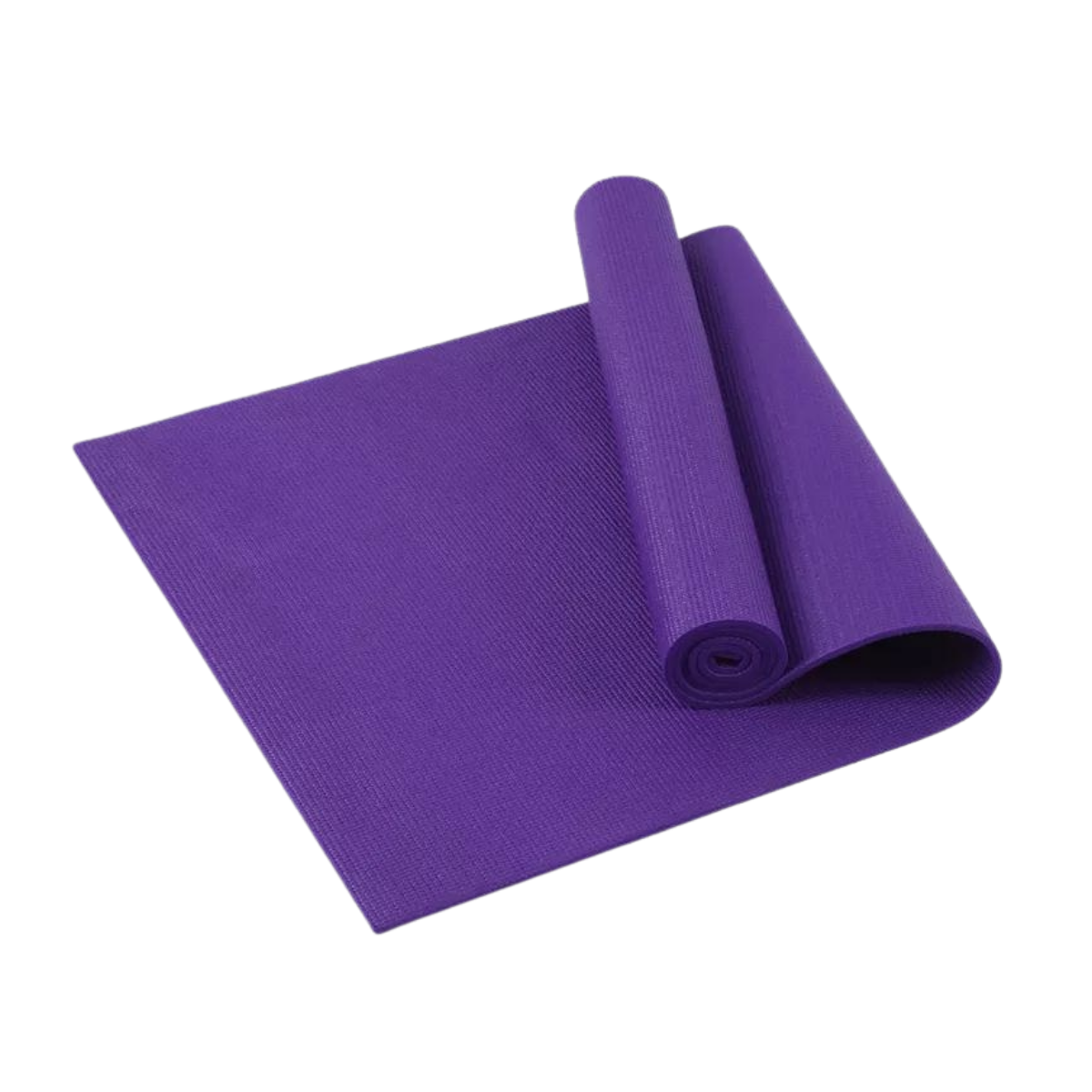 Performance Yoga Mat with Carrying Straps in vibrant colors, showcasing its textured surface and portability features.