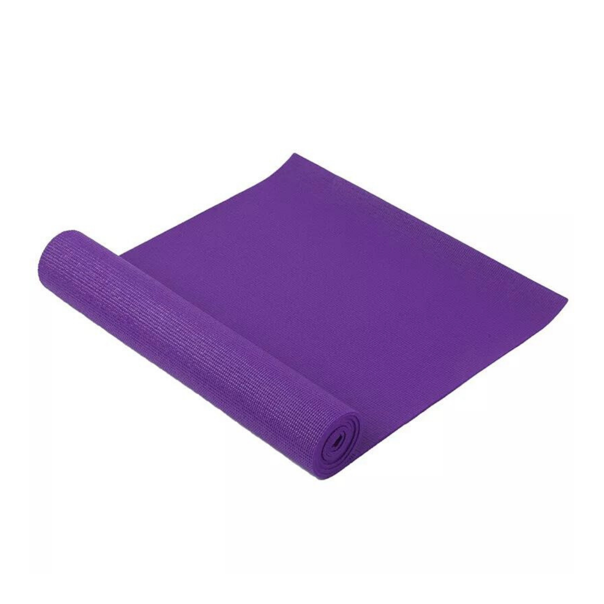 Performance Yoga Mat with Carrying Straps in vibrant colors, showcasing its textured surface and portability features.