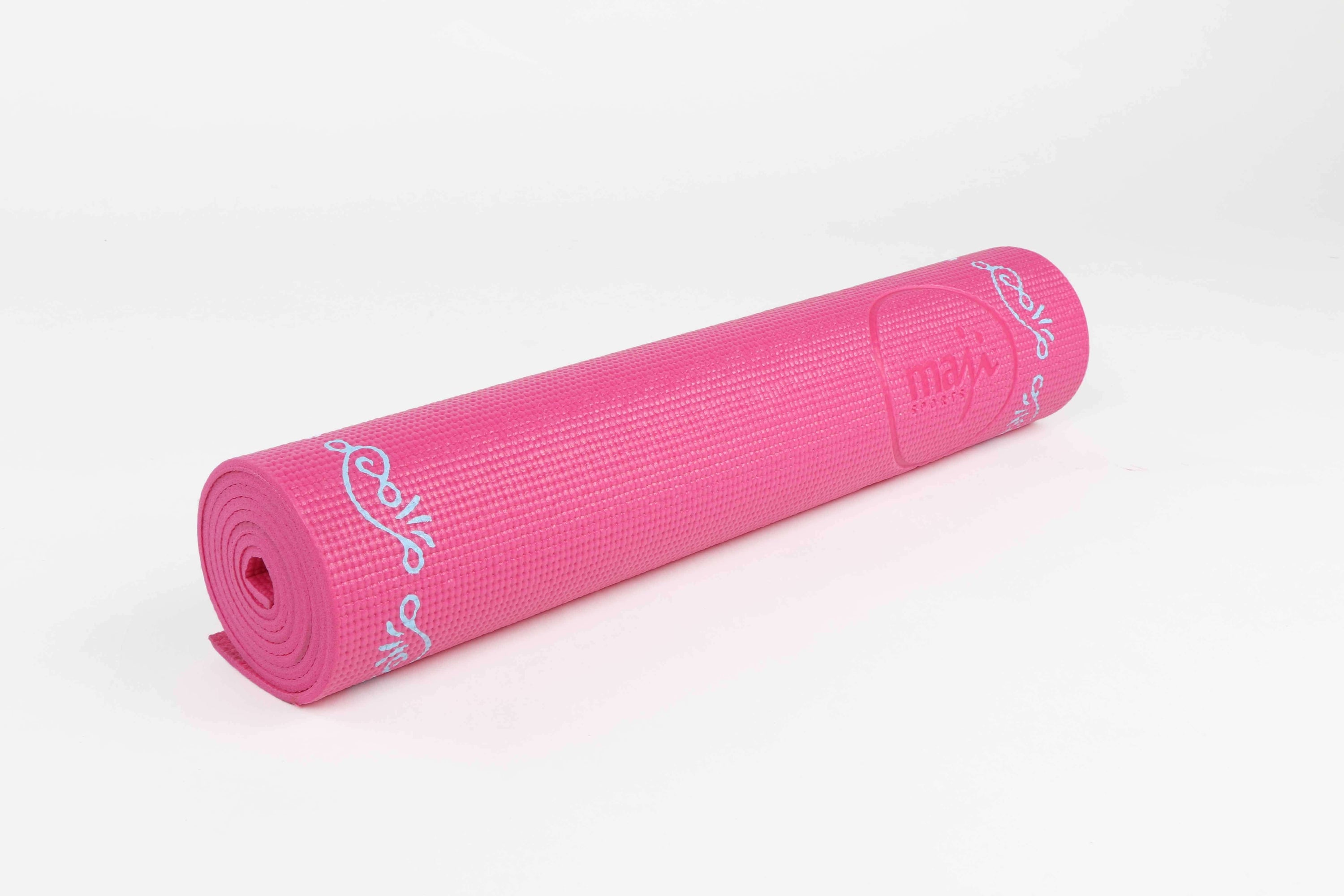 Printed PVC Yoga Mat featuring beautiful designs and a non-slip surface for enhanced grip and stability during yoga practice.