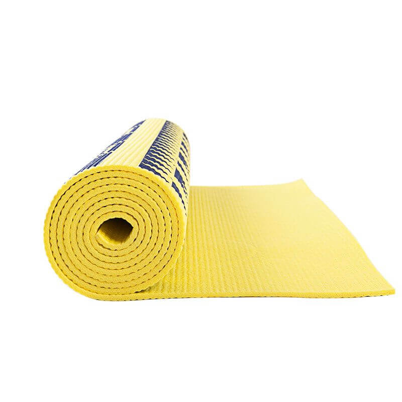 Printed PVC Yoga Mat featuring beautiful designs and a non-slip surface for enhanced grip and stability during yoga practice.