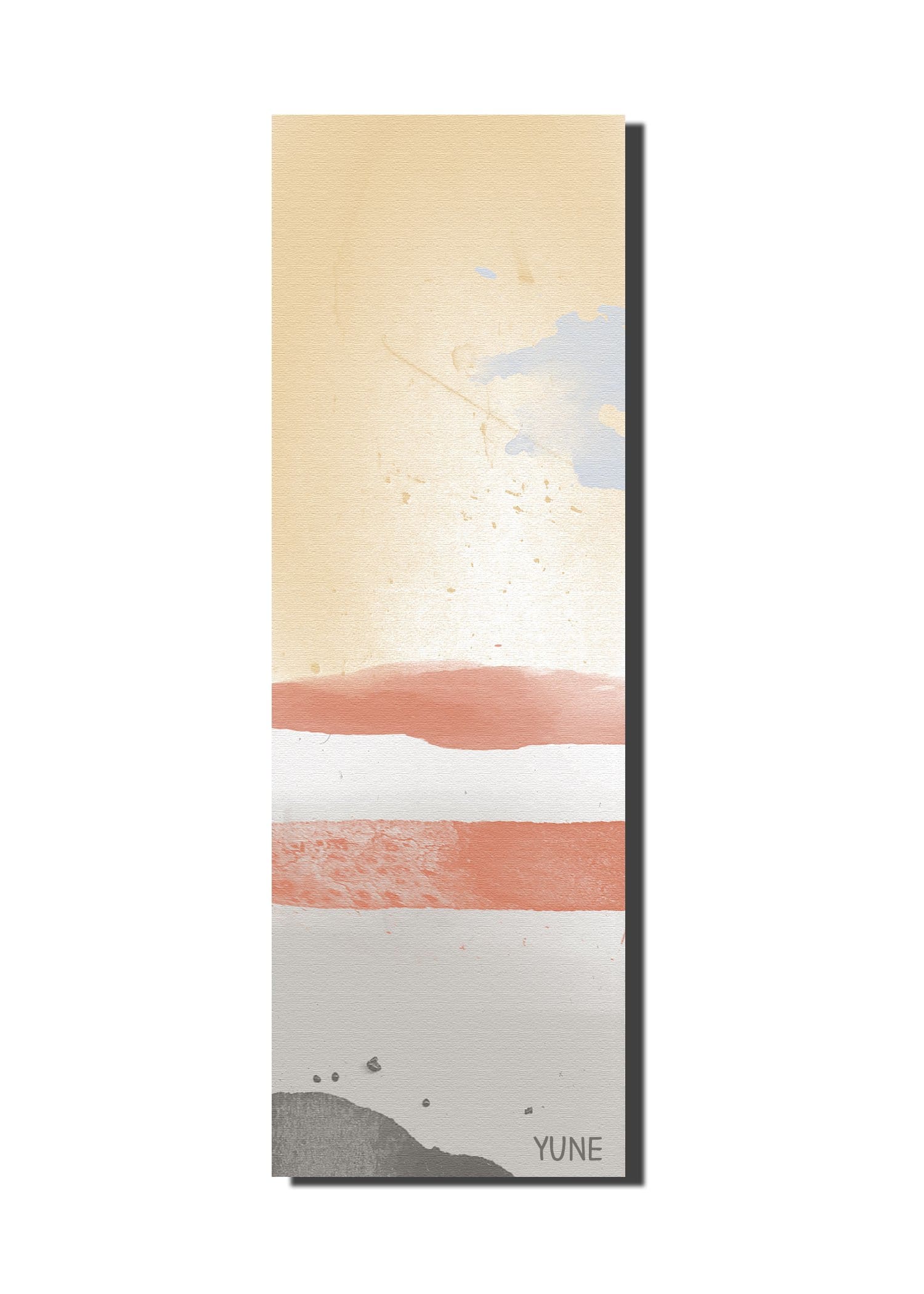 Scorpio Trekk Travel Yoga Mat showcasing its eco-friendly PVC material, textured surface, and lightweight design, perfect for yoga enthusiasts.