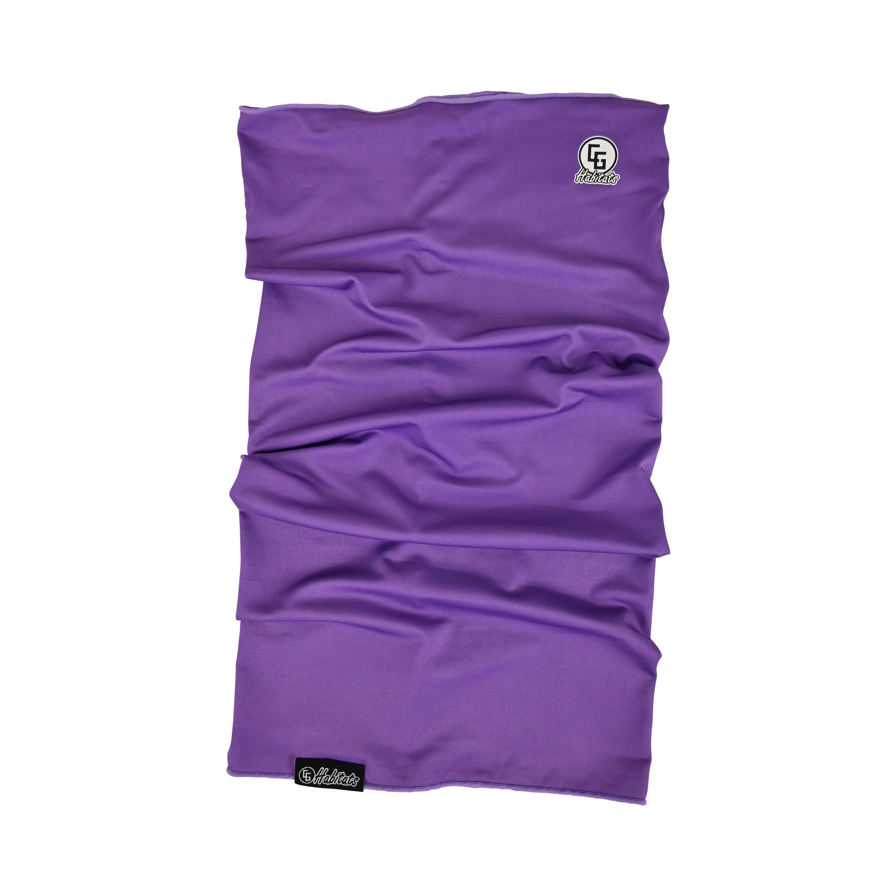 A lightweight Stretch Neck Gaiter in a vibrant color, showcasing its tube construction and breathable fabric, ideal for outdoor activities.