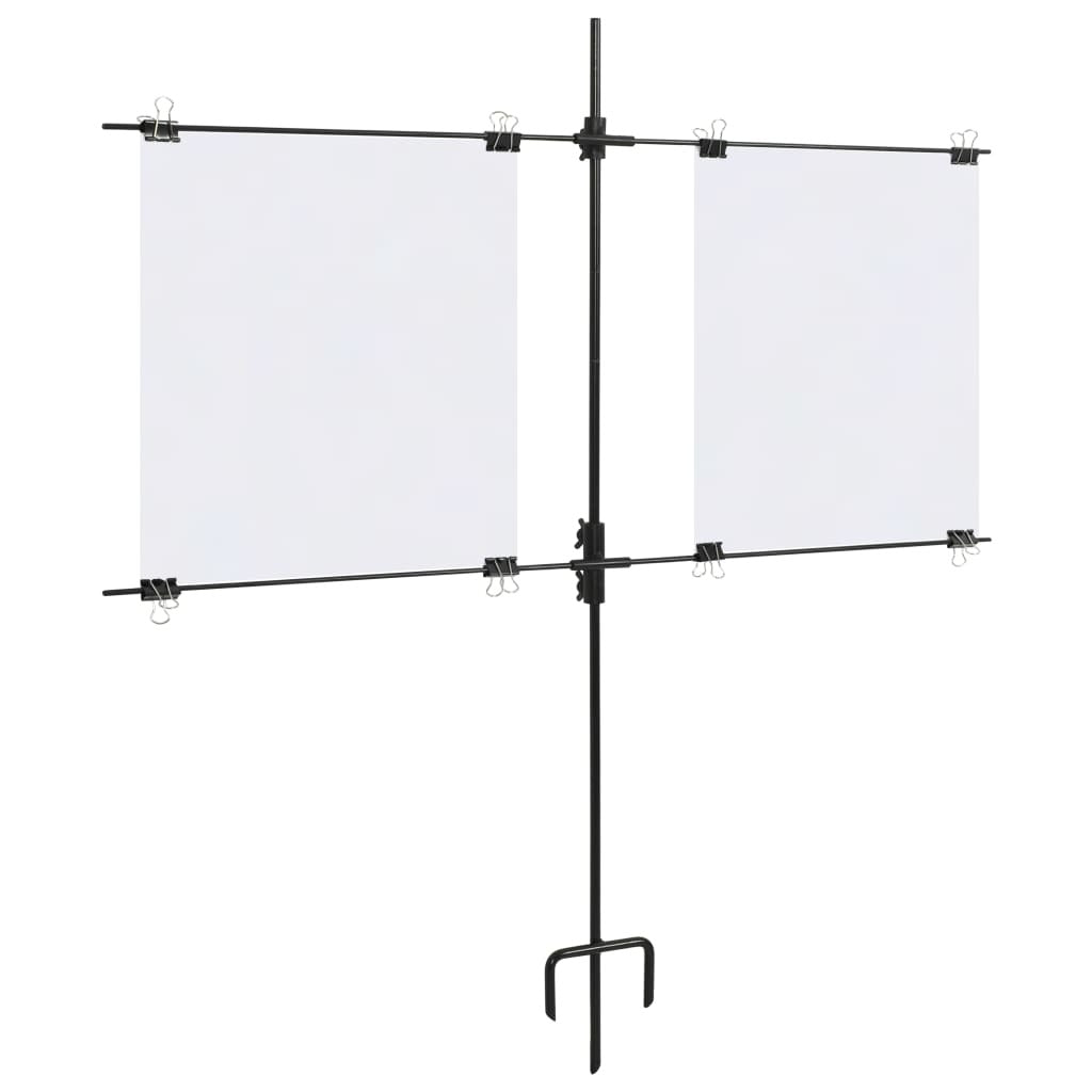 Target Paper Stand made of heavy-duty steel, featuring a stable design and 10 included shooting papers for practice.