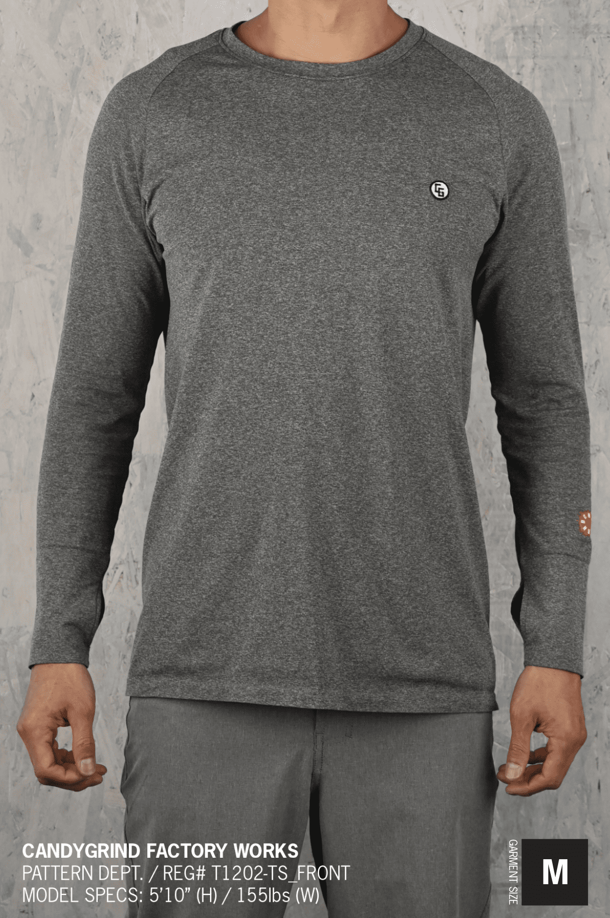 Tech Long Sleeve shirt featuring Habitats Logo, made from durable Microfiber Nylon and Polyester blend, designed for moisture-wicking and UV protection.