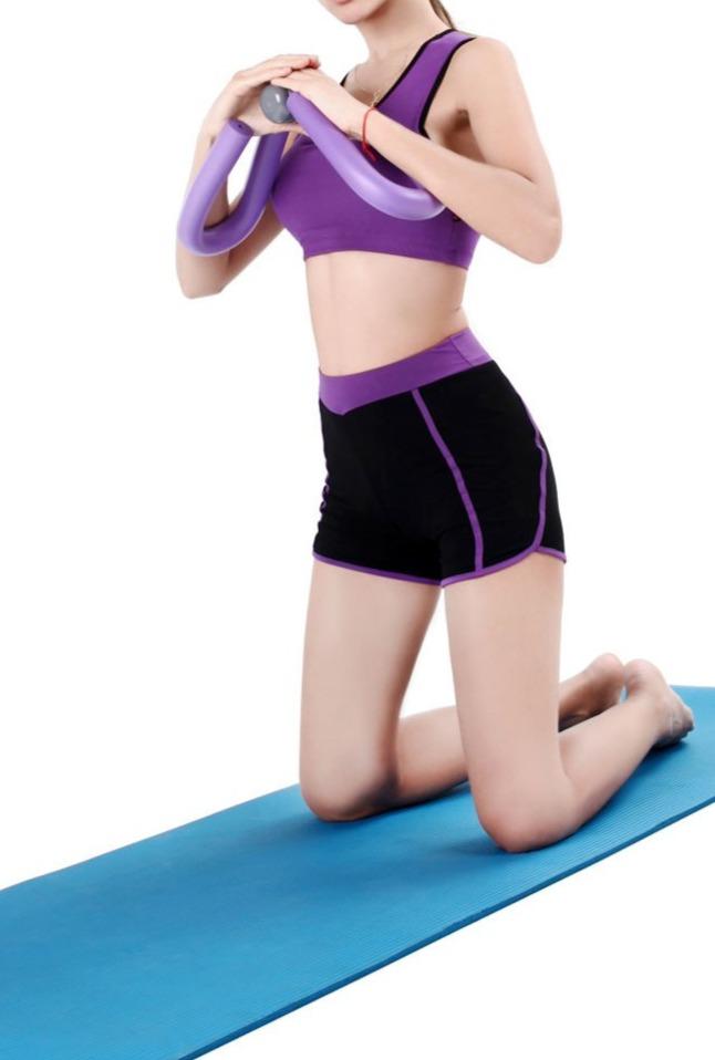 Coseey Thigh and Arm Exercise Muscle Strengthening Flexor in purple, lightweight and portable design for home workouts.