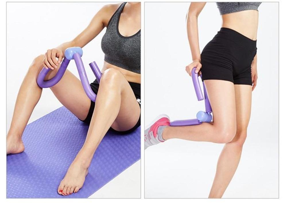 Coseey Thigh and Arm Exercise Muscle Strengthening Flexor in purple, lightweight and portable design for home workouts.