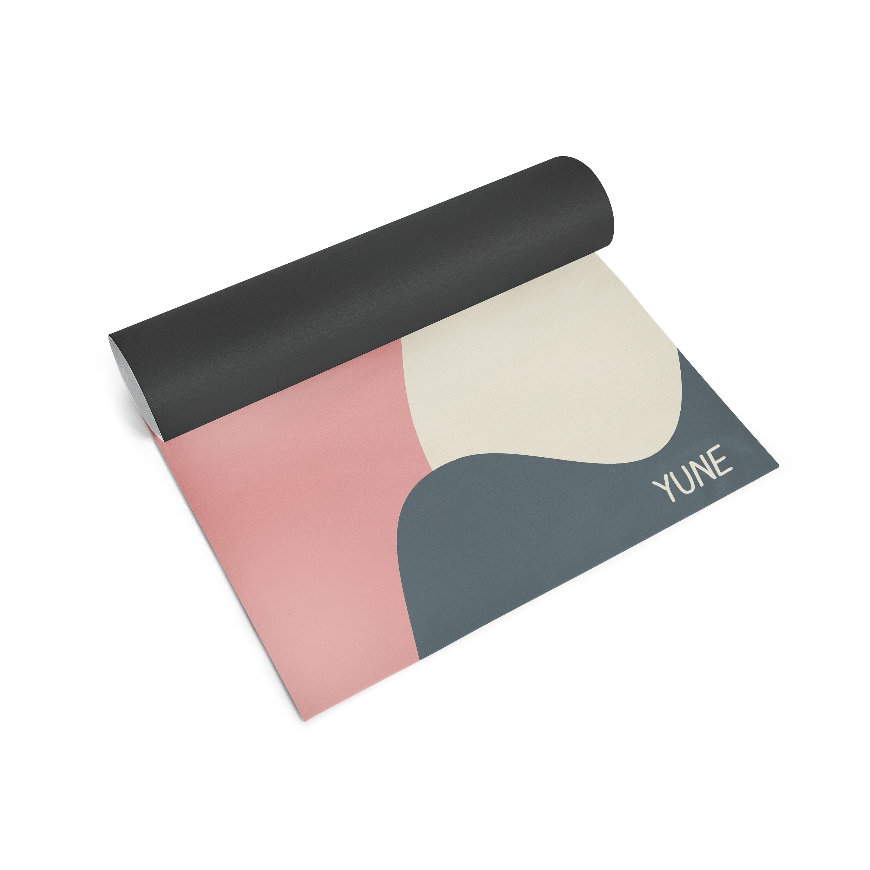 Yune Yoga Best Floor Mat Echo, a 5mm padded stretching mat with a non-slip surface, ideal for yoga and exercise.