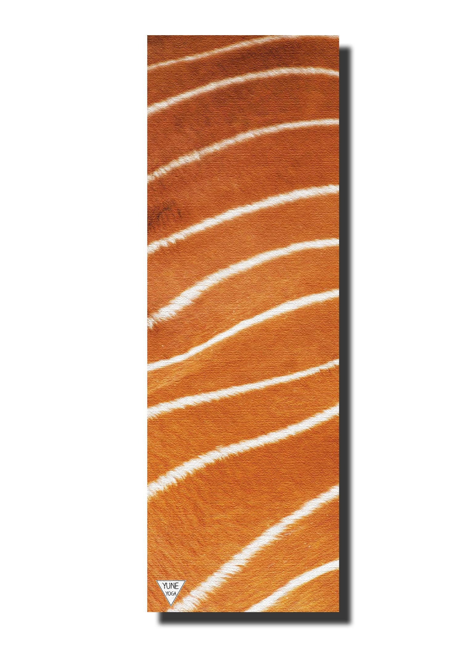 Yune Yoga Mat Bongo 5mm featuring a vibrant animal design, made from eco-friendly PER material, showcasing its non-slip texture and extra thickness.