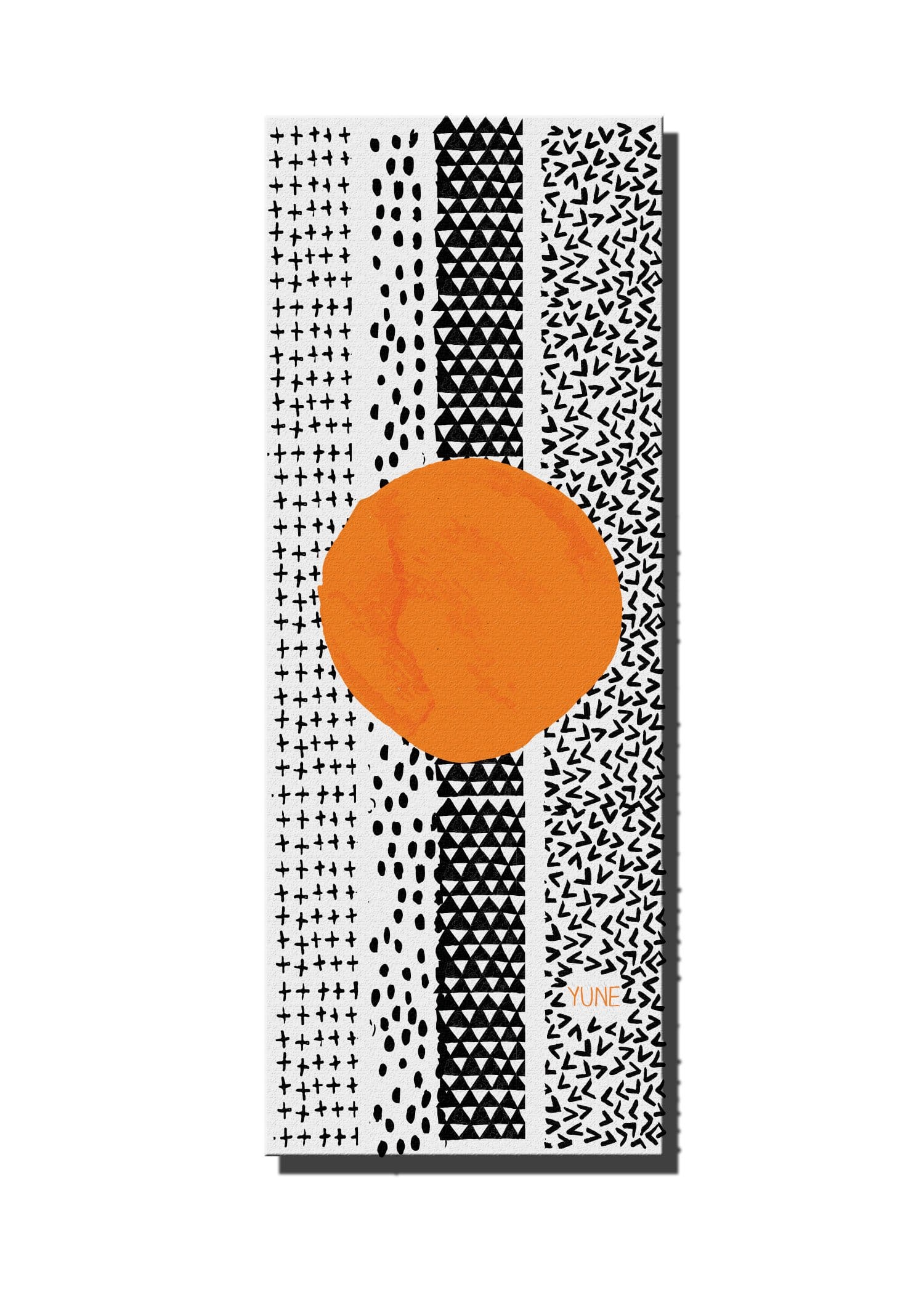 Yune Yoga Mat Bowie 5mm featuring a non-slip surface and eco-friendly materials, ideal for yoga and exercise.