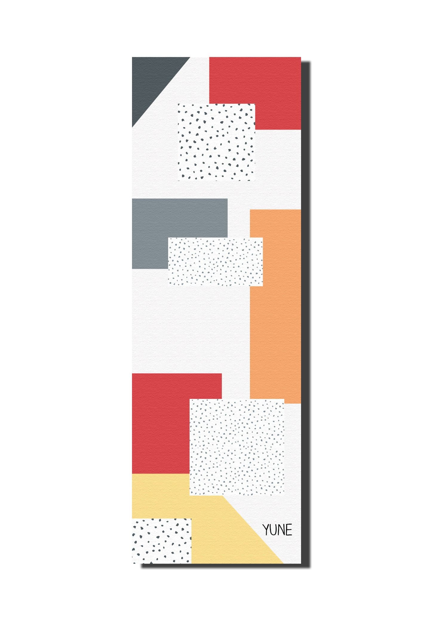 Yune Yoga Mat Cancer 5mm featuring a non-slip surface and vibrant design, perfect for yoga and exercise.