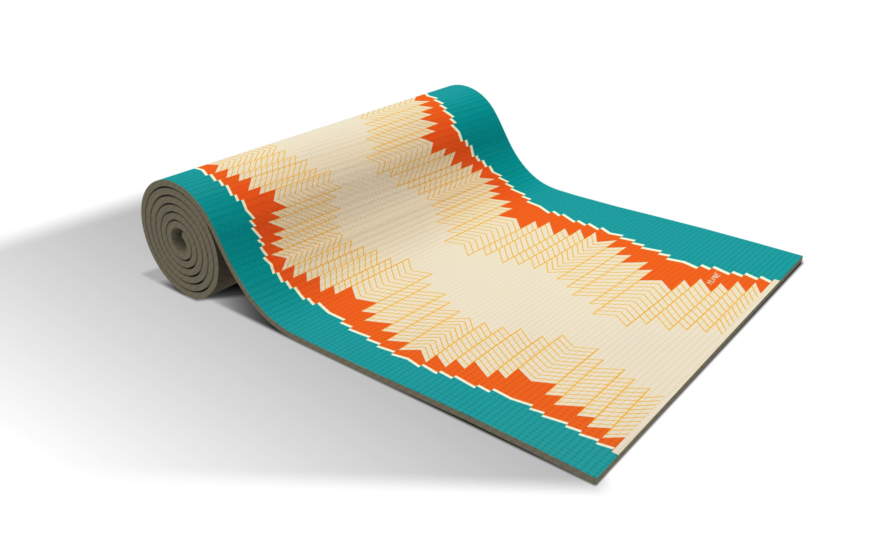 Yune Yoga Mat Pagoda featuring a non-slip surface and eco-friendly materials, ideal for yoga and exercise.