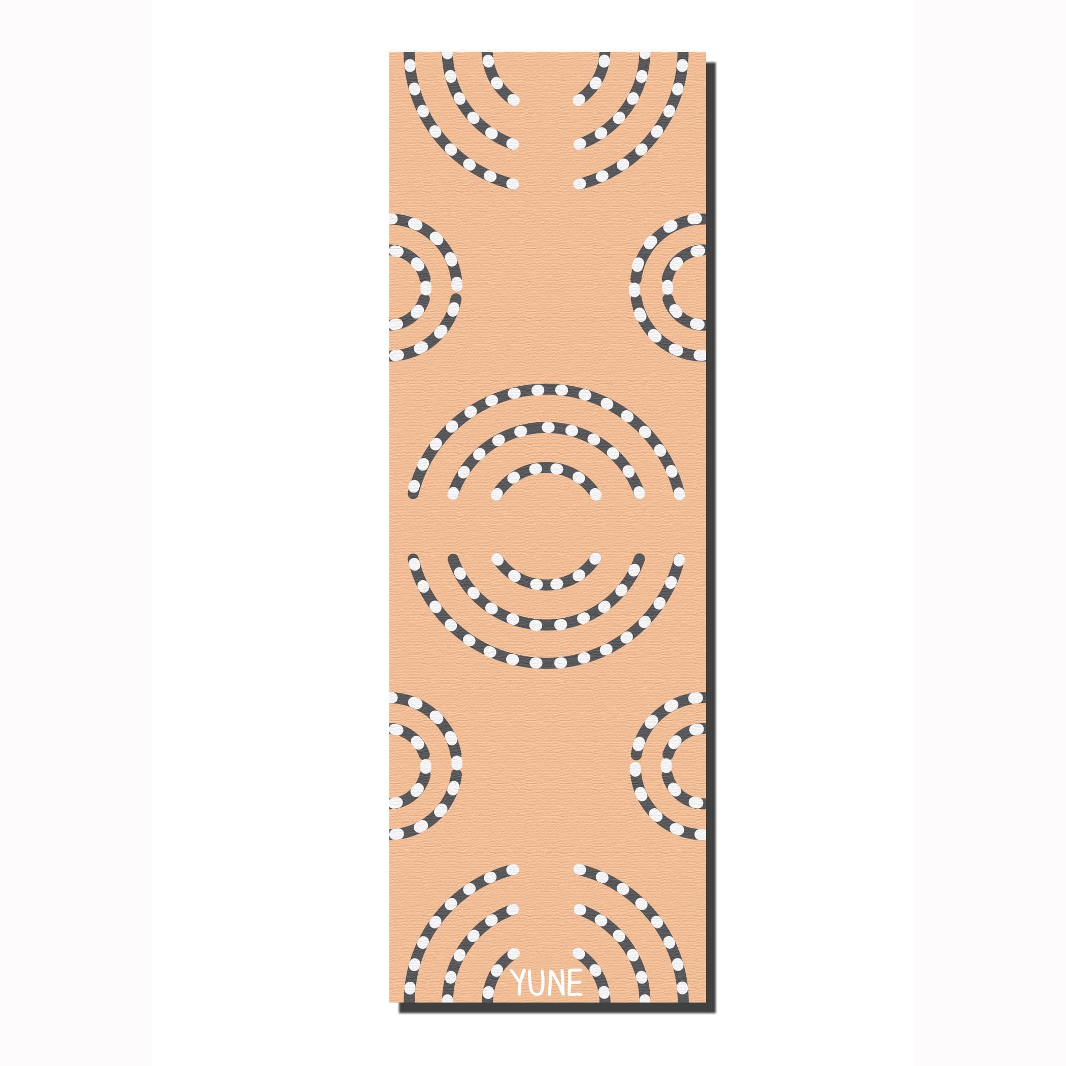 Yune Yoga Pilates Mat CE58 in vibrant colors, showcasing its non-slip texture and 5mm thickness, perfect for yoga and Pilates workouts.