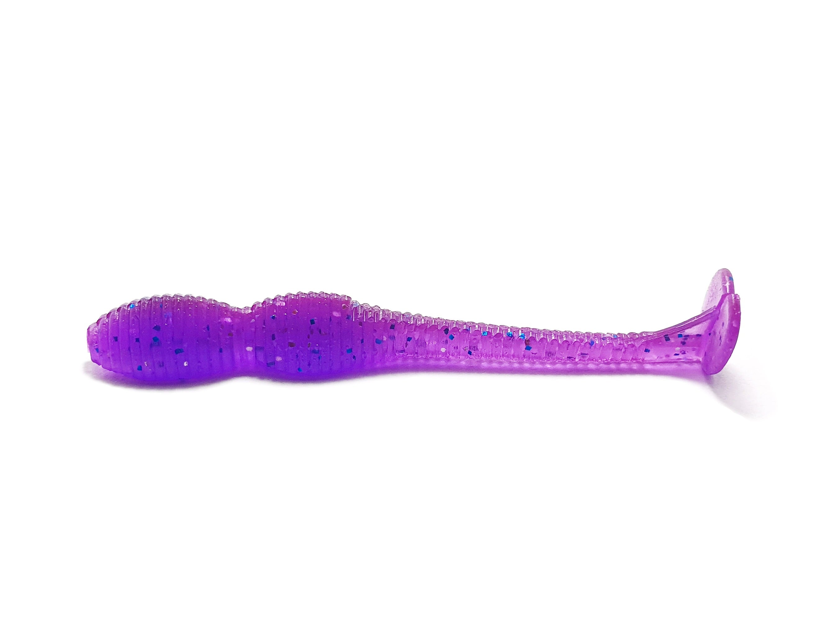 Azot Boost 2'' silicone fishing bait in vibrant colors, designed to attract pike and perch with its unique oscillation and crustacean scent.